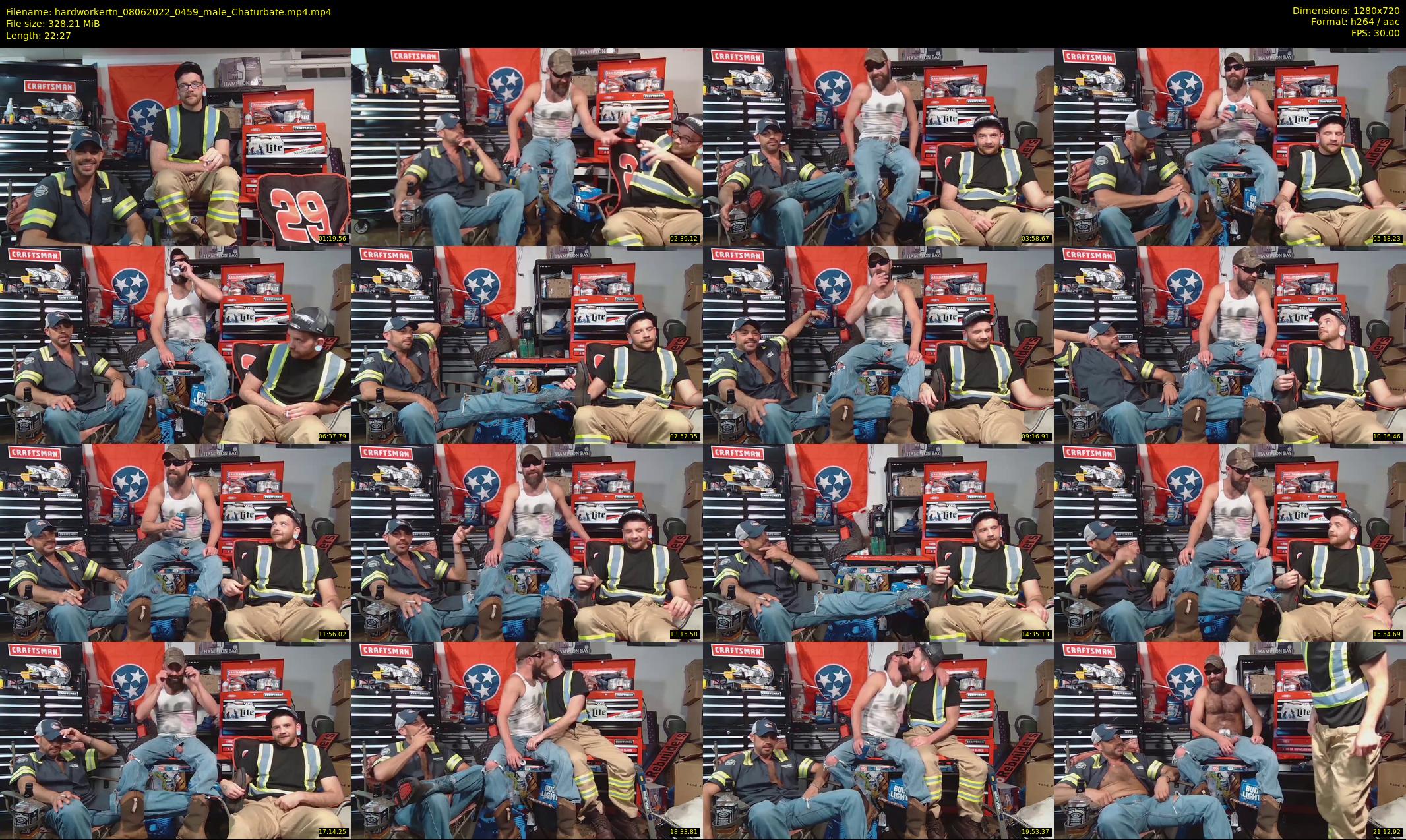 hardworkertn — 23 minute Chaturbate male cam show recording, 720p, Jun 8, 2022