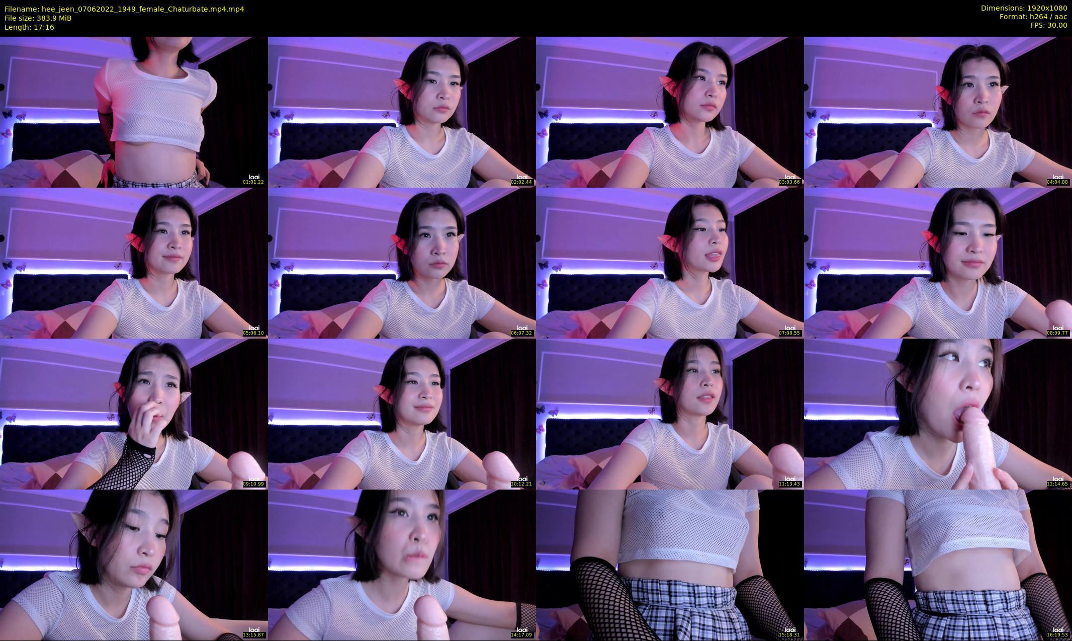 hee_jeen — 18 minute Chaturbate female cam show recording, 1080p, Jun 7, 2022