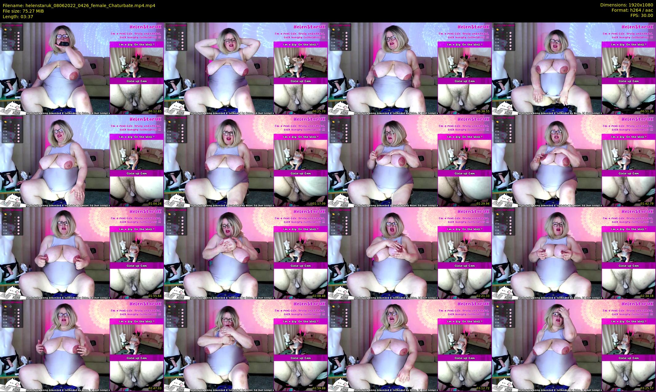 helenstaruk — 4 minute Chaturbate female cam show recording, 1080p, Jun 8, 2022