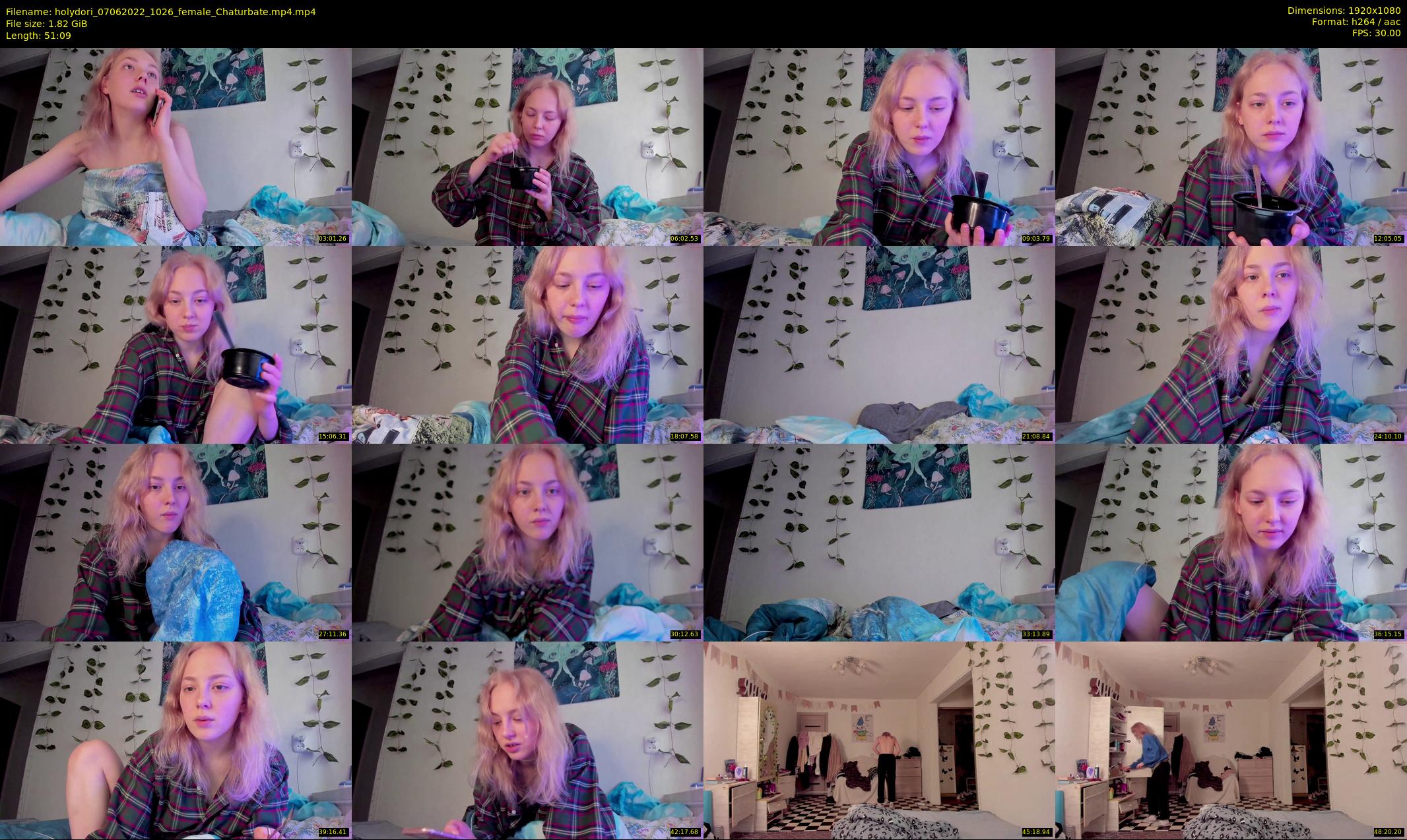 holydori — 52 minute Chaturbate female cam show recording, 1080p, Jun 7, 2022