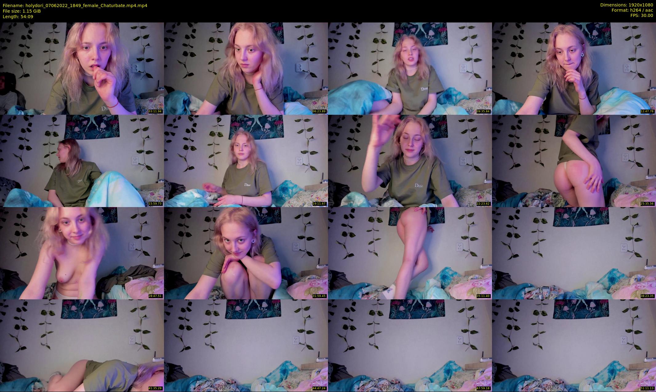 holydori — 55 minute Chaturbate female cam show recording, 1080p, Jun 7, 2022