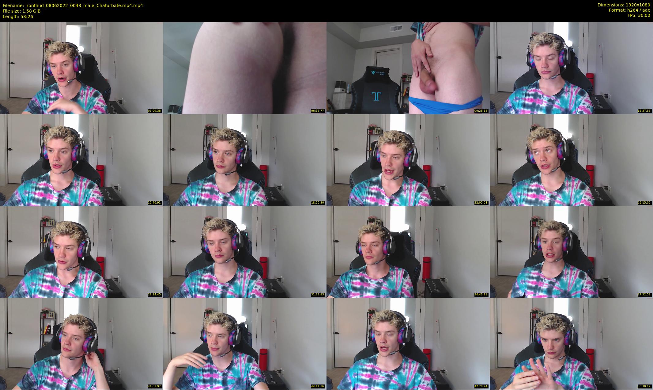 ironthud — 54 minute Chaturbate male cam show recording, 1080p, Jun 8, 2022