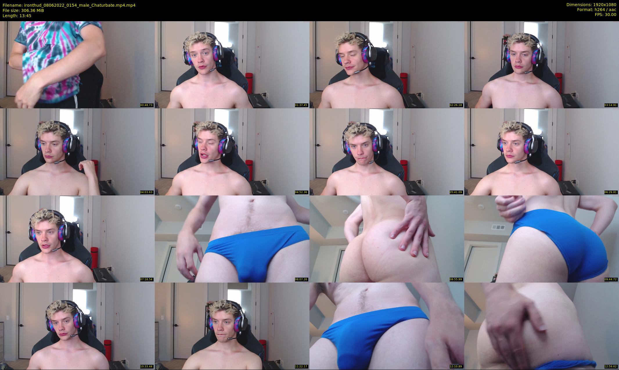 ironthud — 14 minute Chaturbate male cam show recording, 1080p, Jun 8, 2022