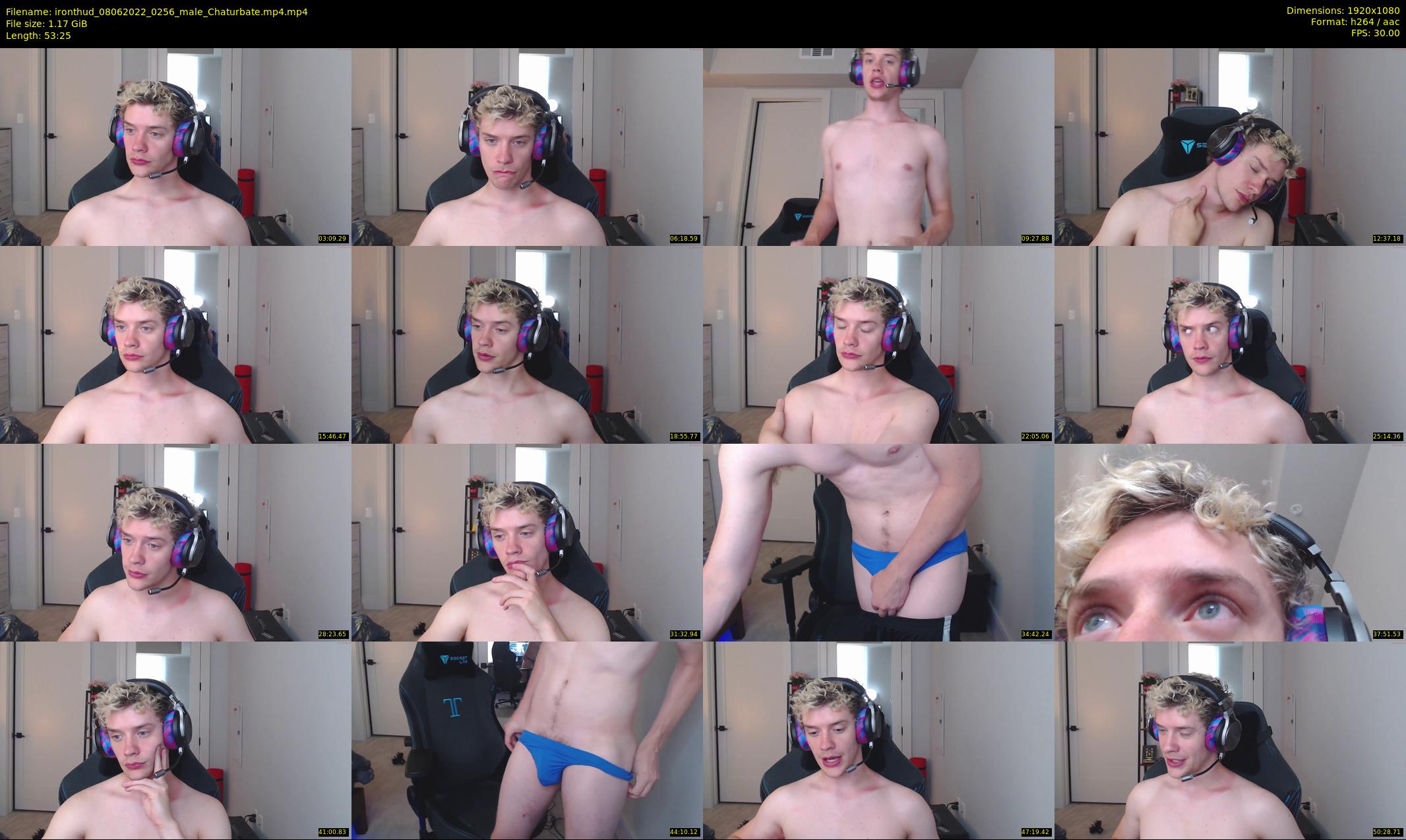 ironthud — 54 minute Chaturbate male cam show recording, 1080p, Jun 8, 2022