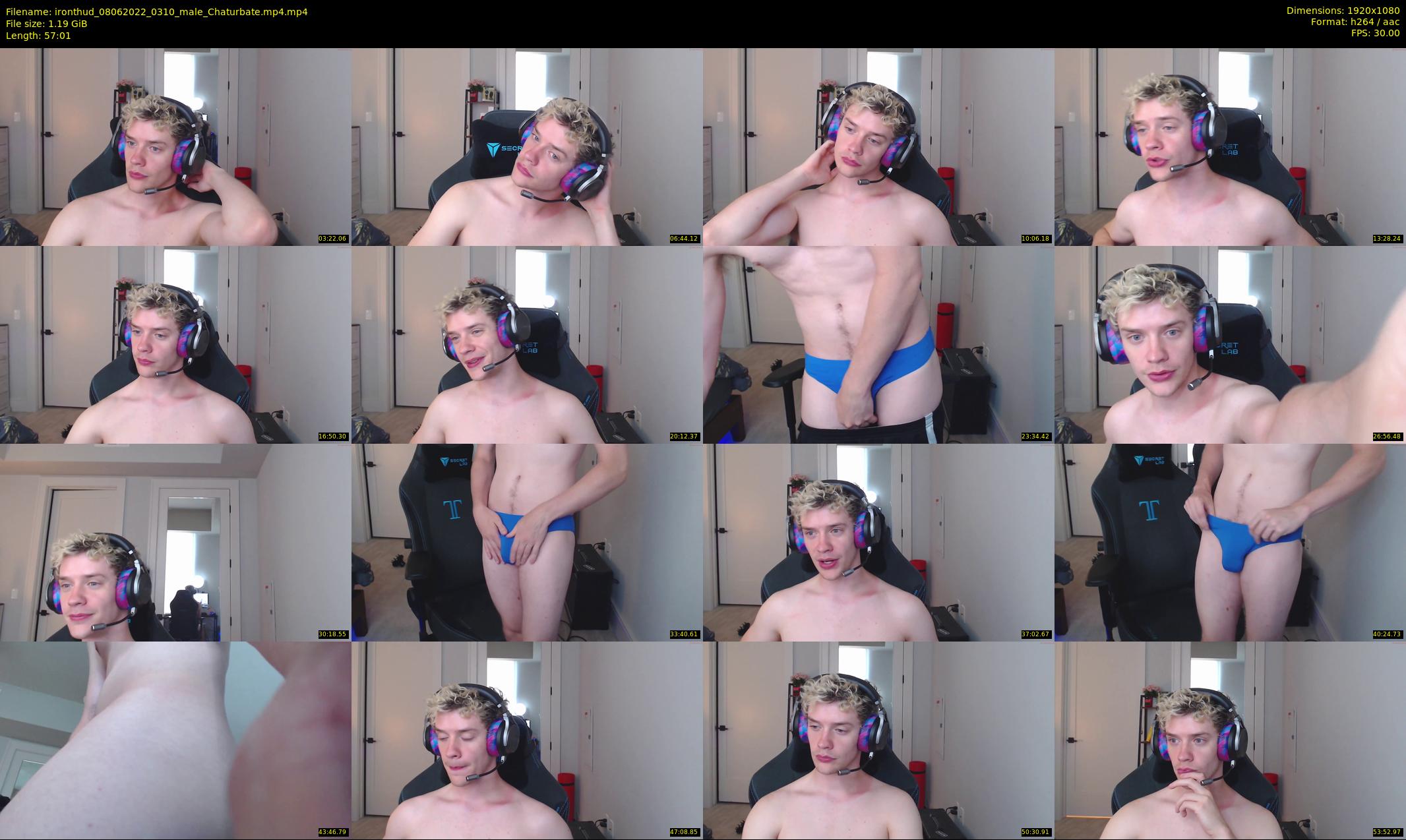 ironthud — 58 minute Chaturbate male cam show recording, 1080p, Jun 8, 2022