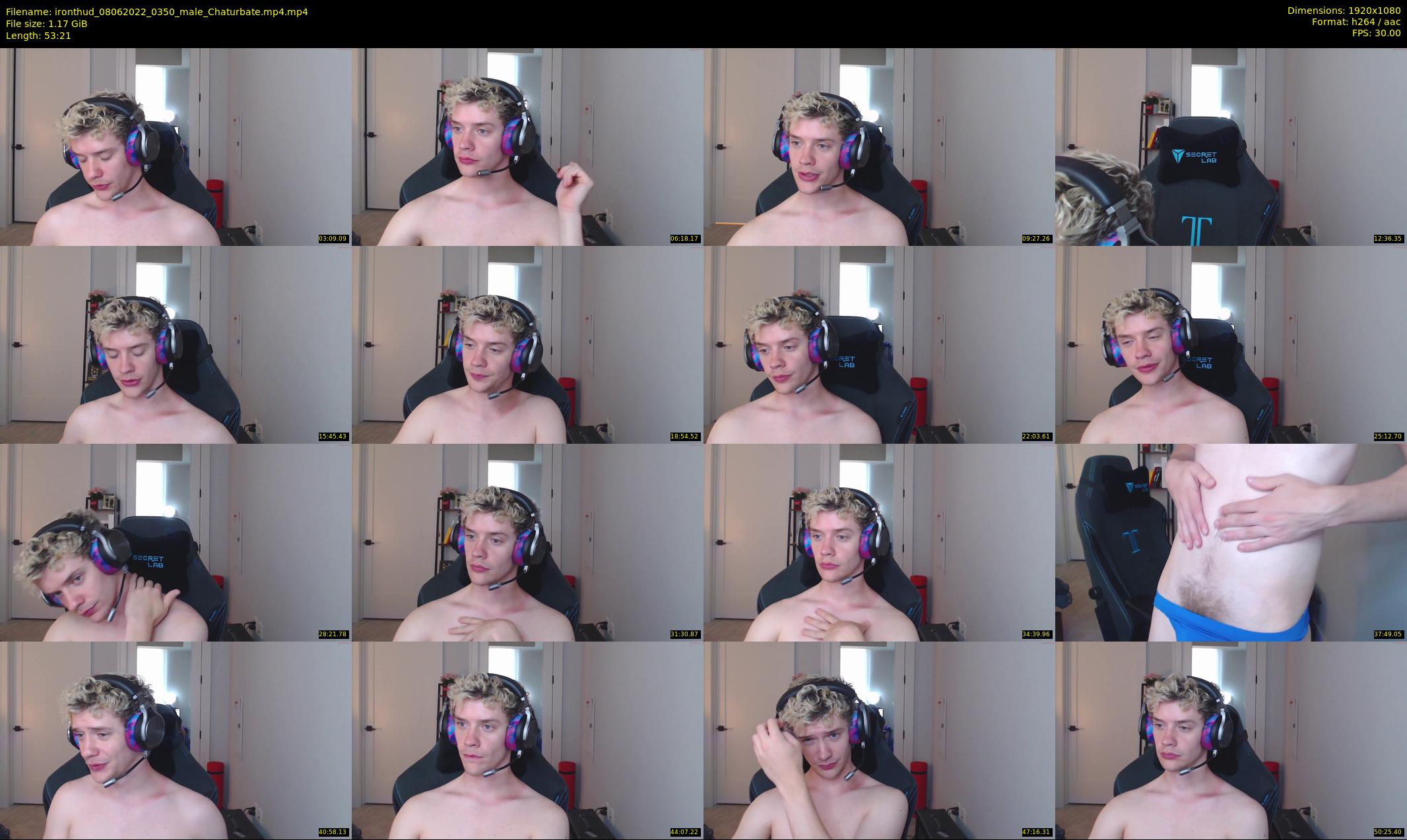 ironthud — 54 minute Chaturbate male cam show recording, 1080p, Jun 8, 2022