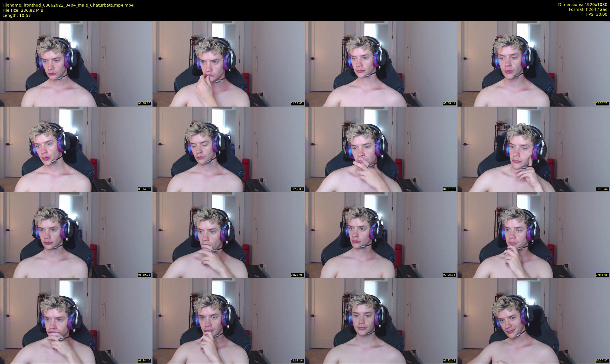 ironthud — 11 minute Chaturbate male cam show recording, 1080p, Jun 8, 2022