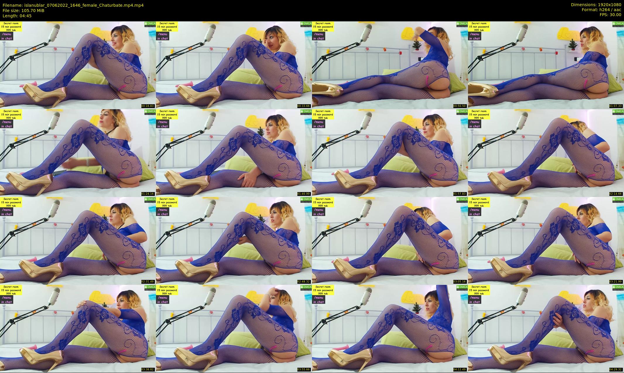 islanublar — 5 minute Chaturbate female cam show recording, 1080p, Jun 7, 2022