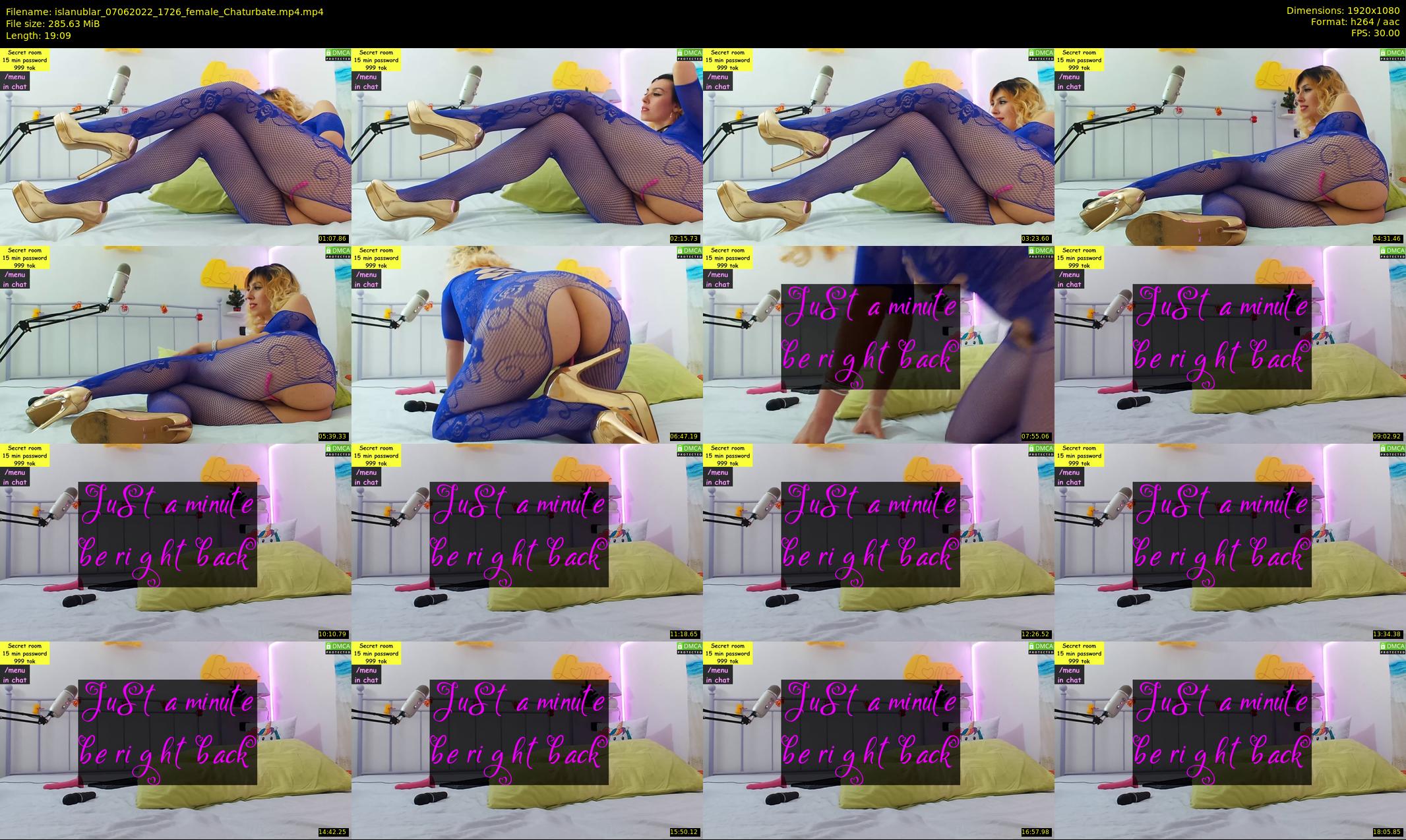 islanublar — 20 minute Chaturbate female cam show recording, 1080p, Jun 7, 2022