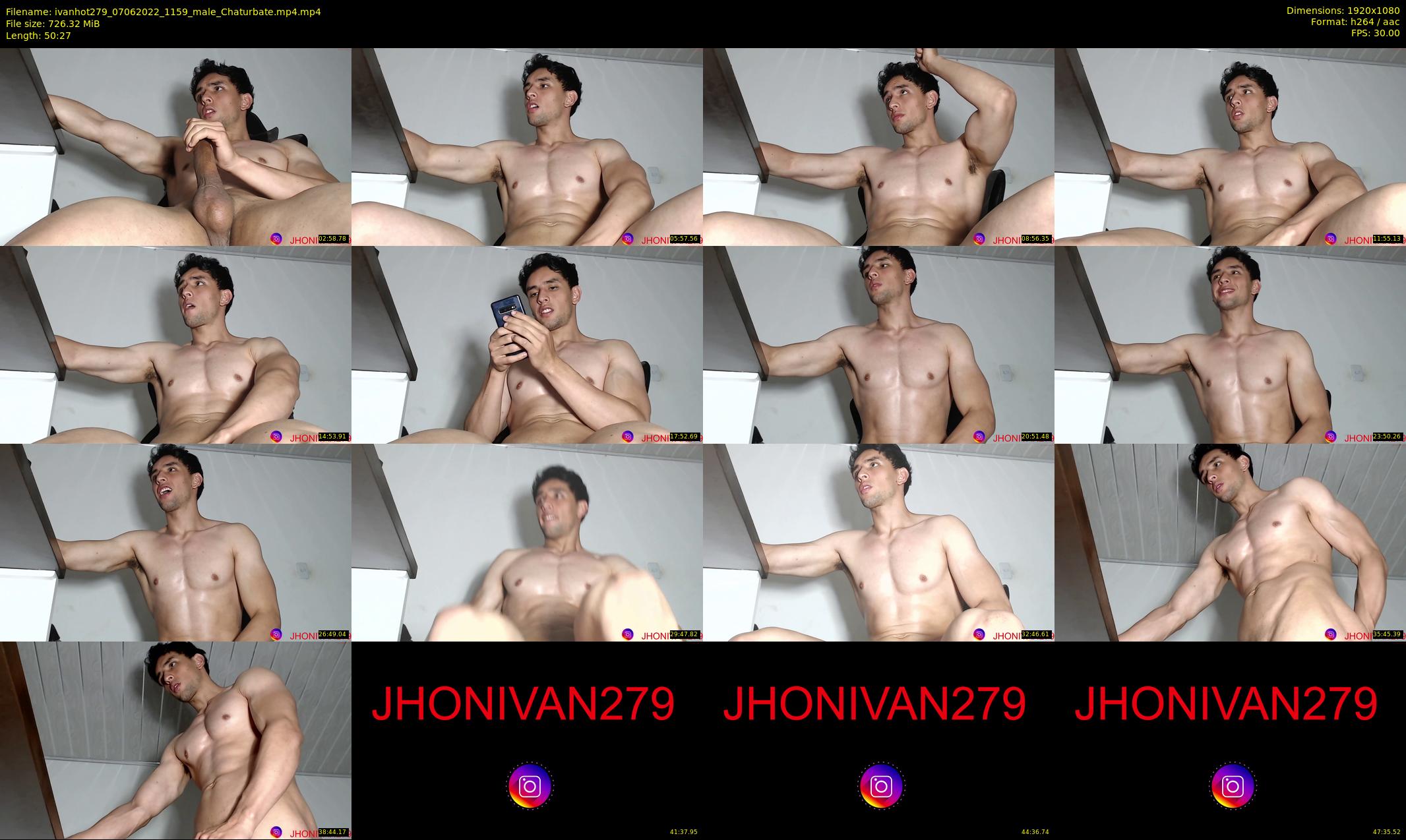 ivanhot279 — 51 minute Chaturbate male cam show recording, 1080p, Jun 7, 2022