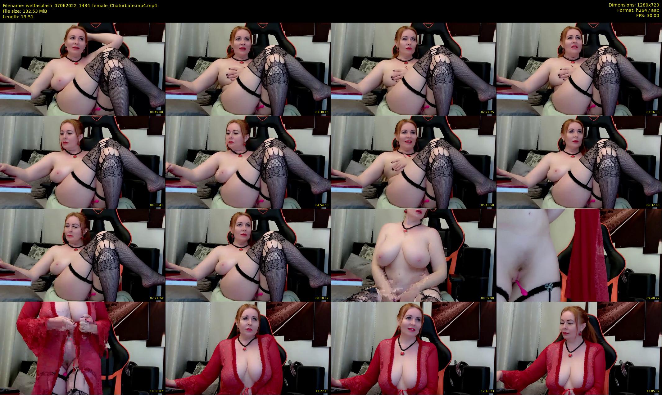 ivettasplash — 14 minute Chaturbate female cam show recording, 720p, Jun 7, 2022