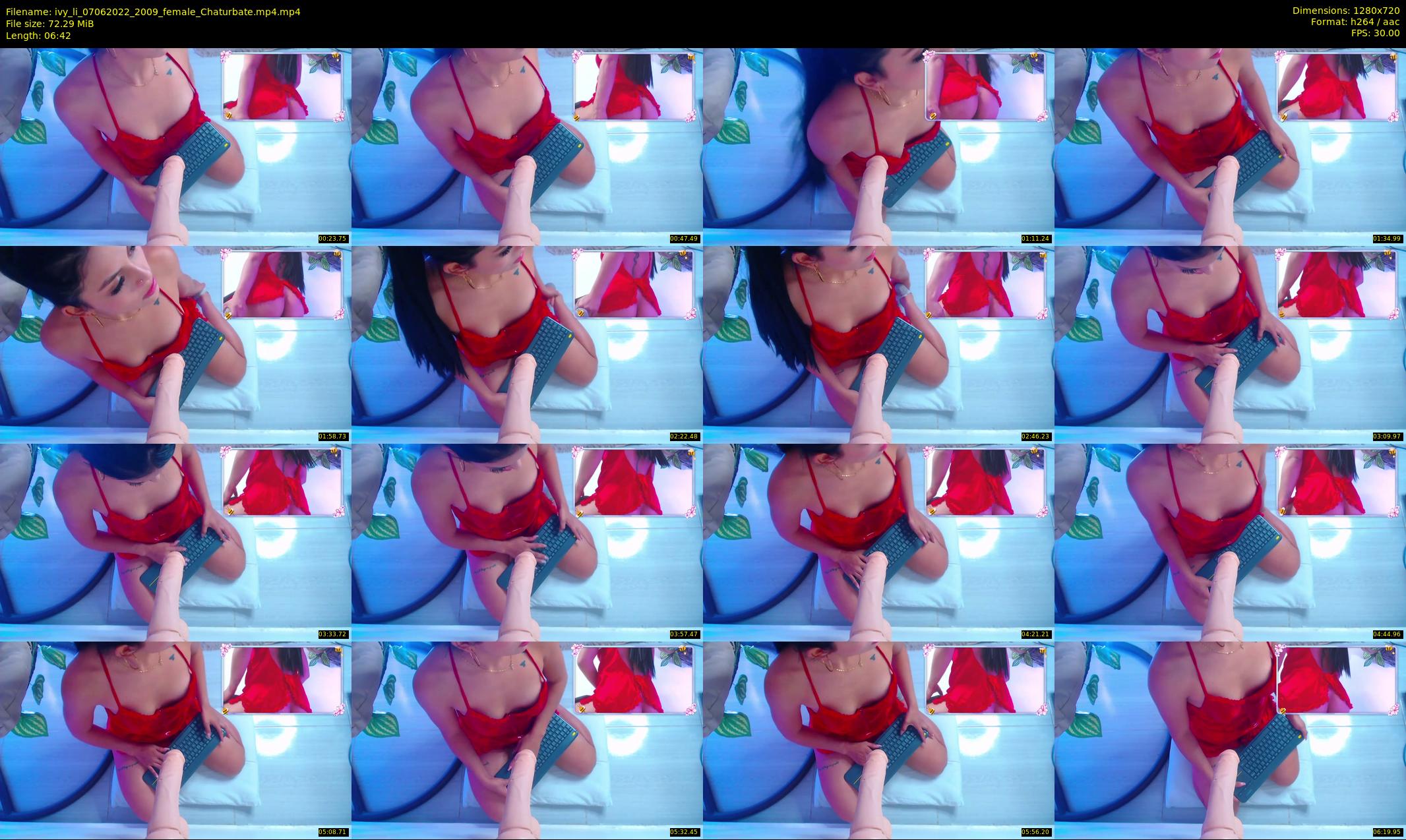ivy_li — 7 minute Chaturbate female cam show recording, 720p, Jun 7, 2022