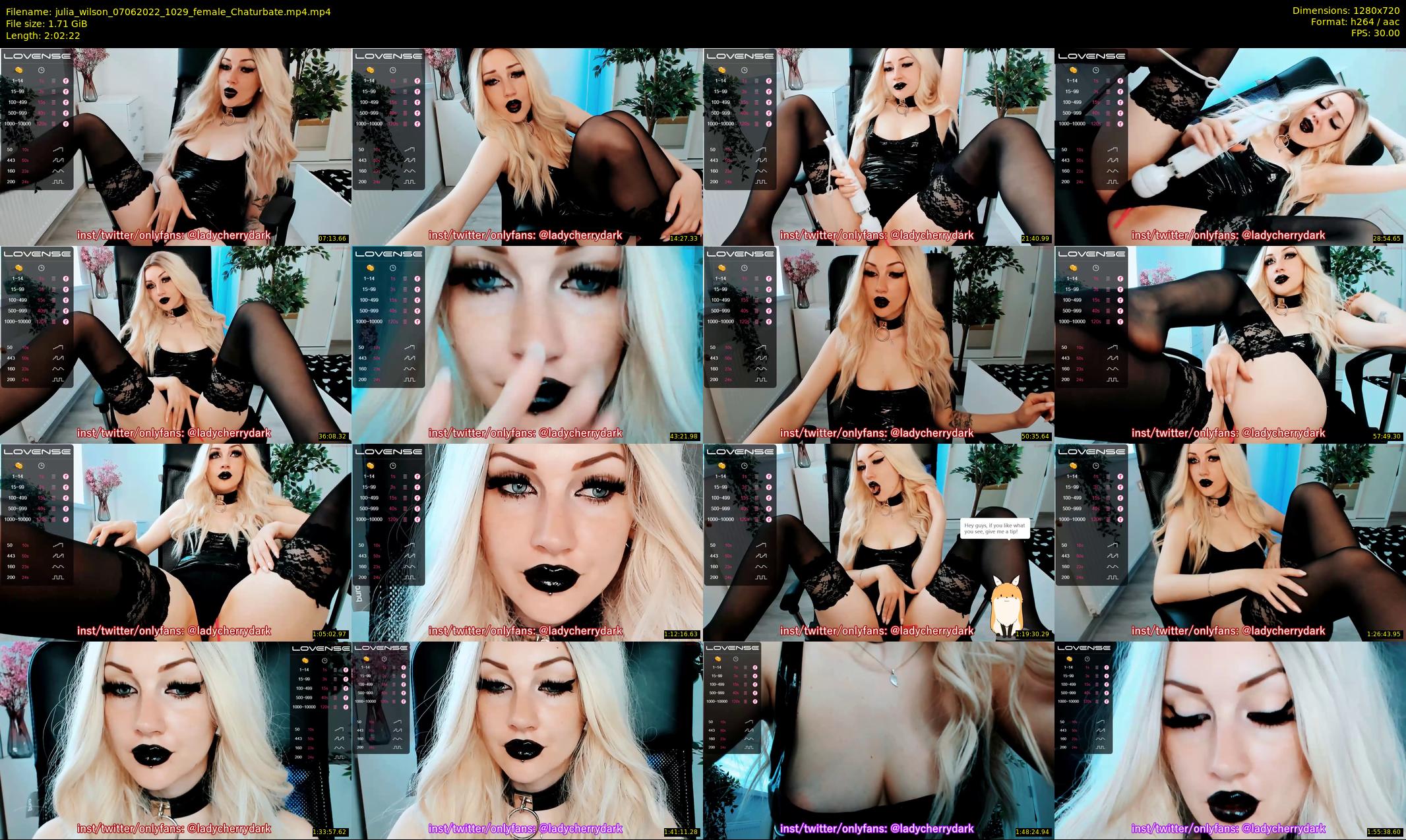 julia_wilson — 123 minute Chaturbate female cam show recording, 720p, Jun 7, 2022