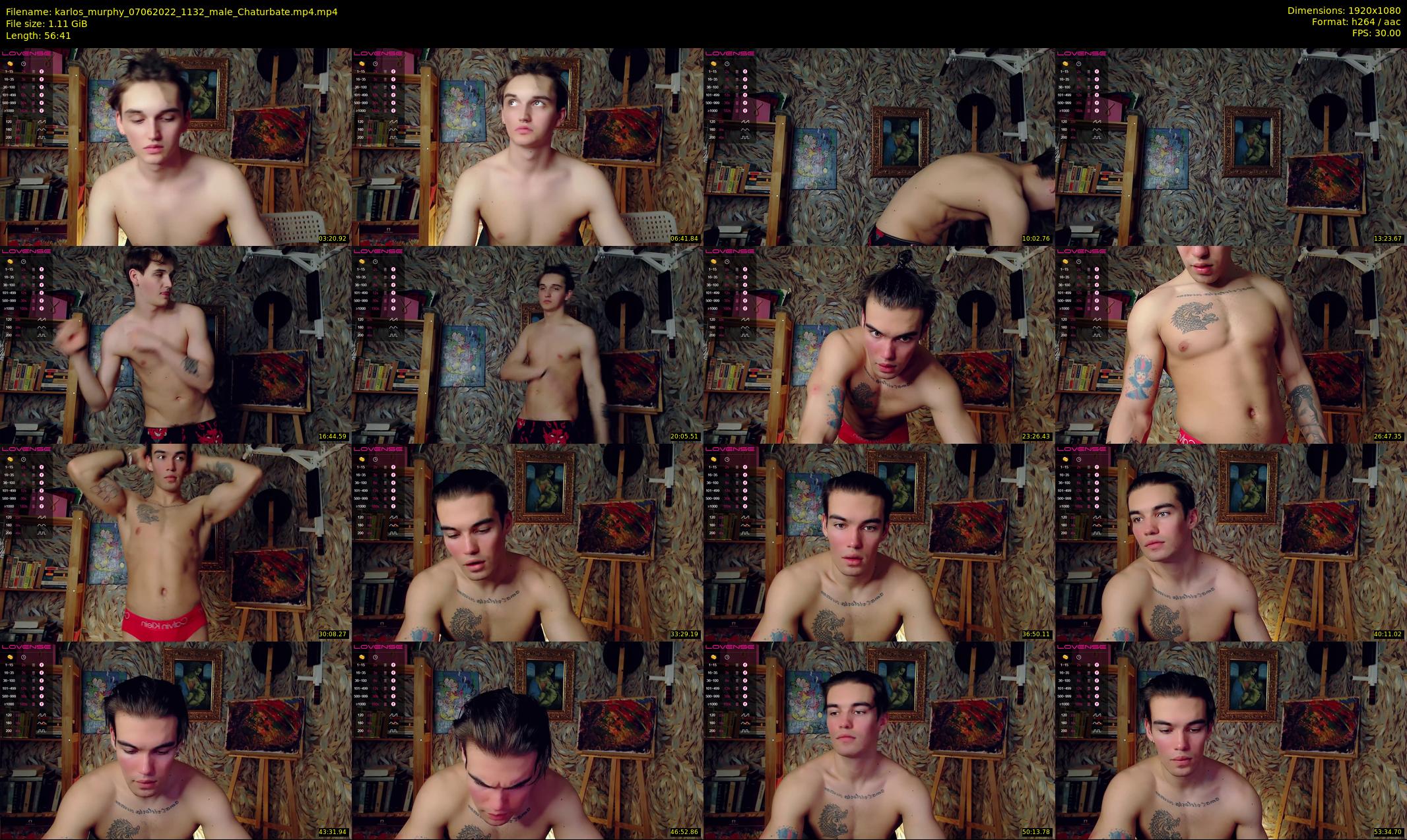 karlos_murphy — 57 minute Chaturbate male cam show recording, 1080p, Jun 7, 2022