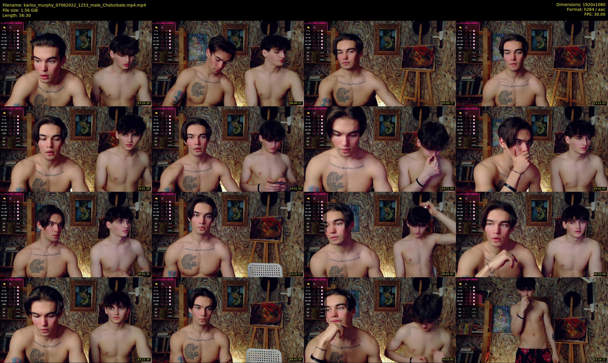 karlos_murphy — 57 minute Chaturbate male cam show recording, 1080p, Jun 7, 2022