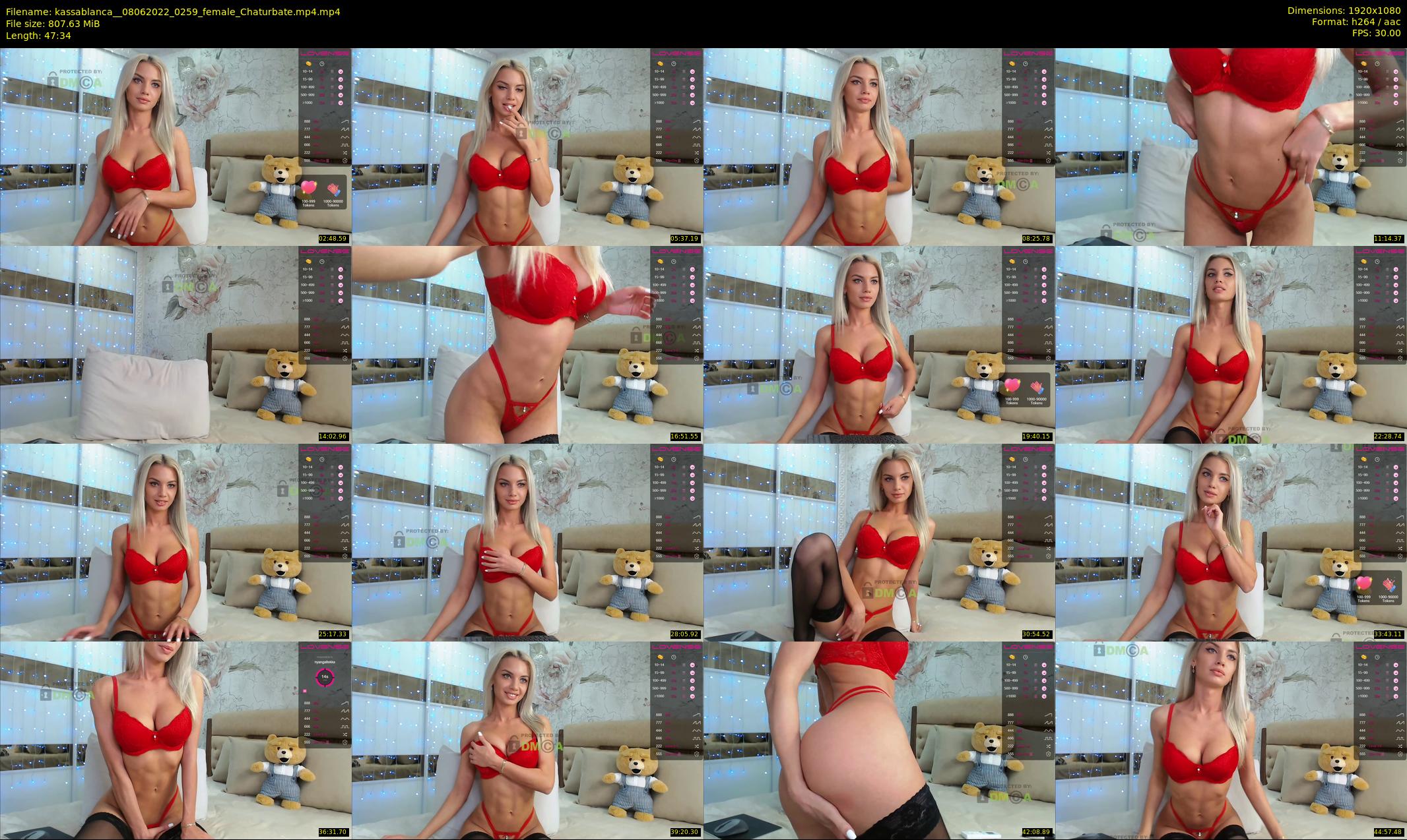 kassablanca_ — 48 minute Chaturbate female cam show recording, 1080p, Jun 8, 2022