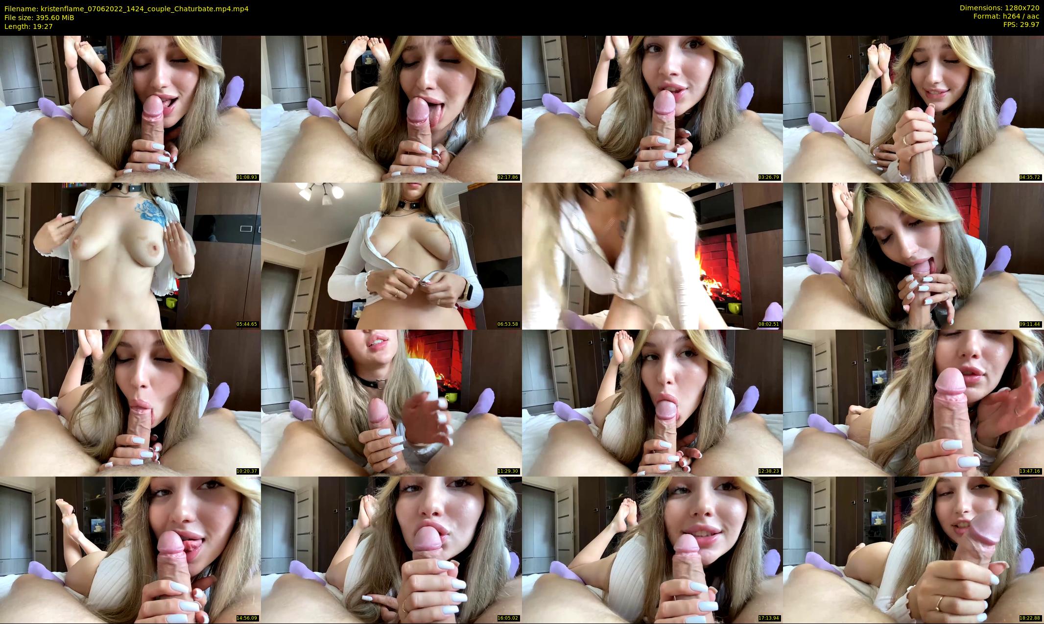 kristenflame — 20 minute Chaturbate couple cam show recording, 720p, Jun 7, 2022