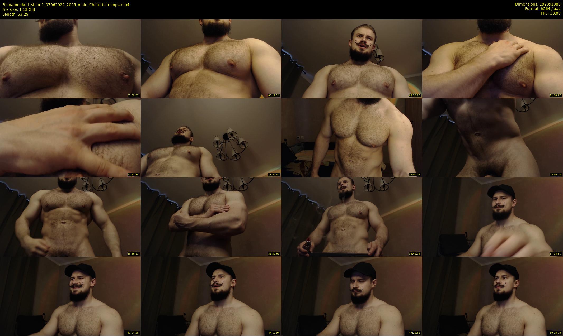 kurt_stone1 — 54 minute Chaturbate male cam show recording, 1080p, Jun 7, 2022