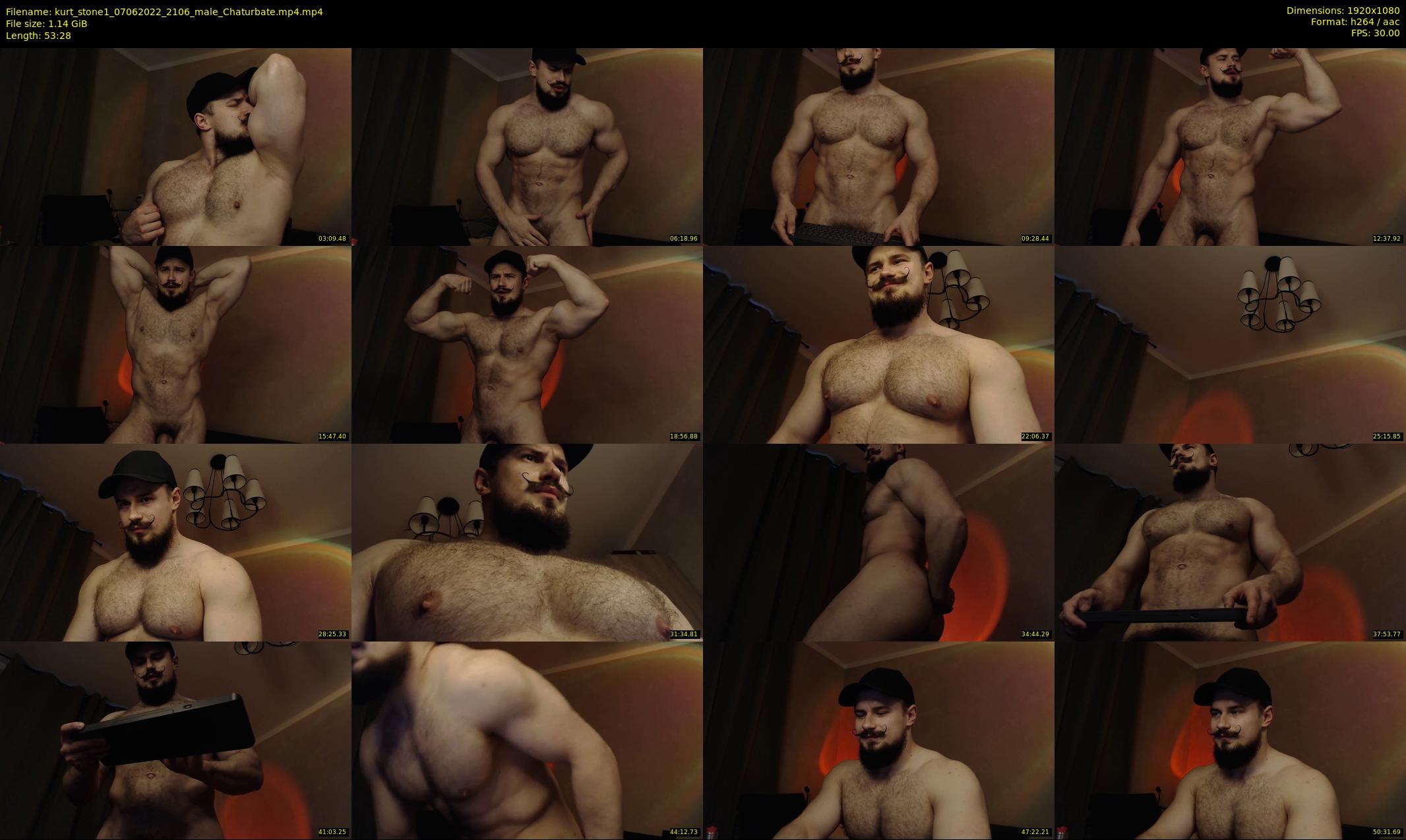 kurt_stone1 — 54 minute Chaturbate male cam show recording, 1080p, Jun 7, 2022