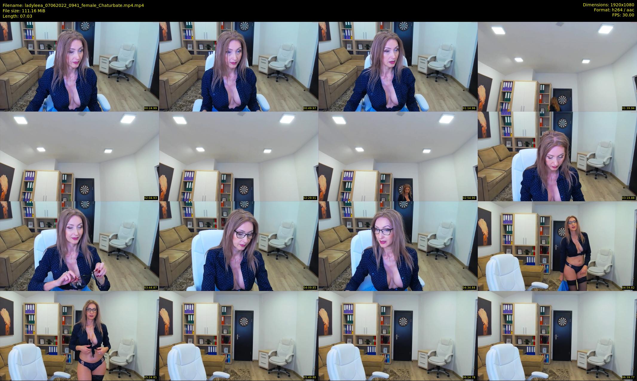 ladyleea — 8 minute Chaturbate female cam show recording, 1080p, Jun 7, 2022
