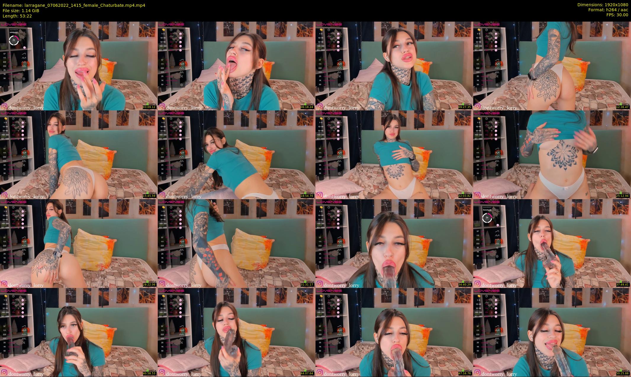 larragane — 54 minute Chaturbate couple cam show recording, 1080p, Jun 7, 2022