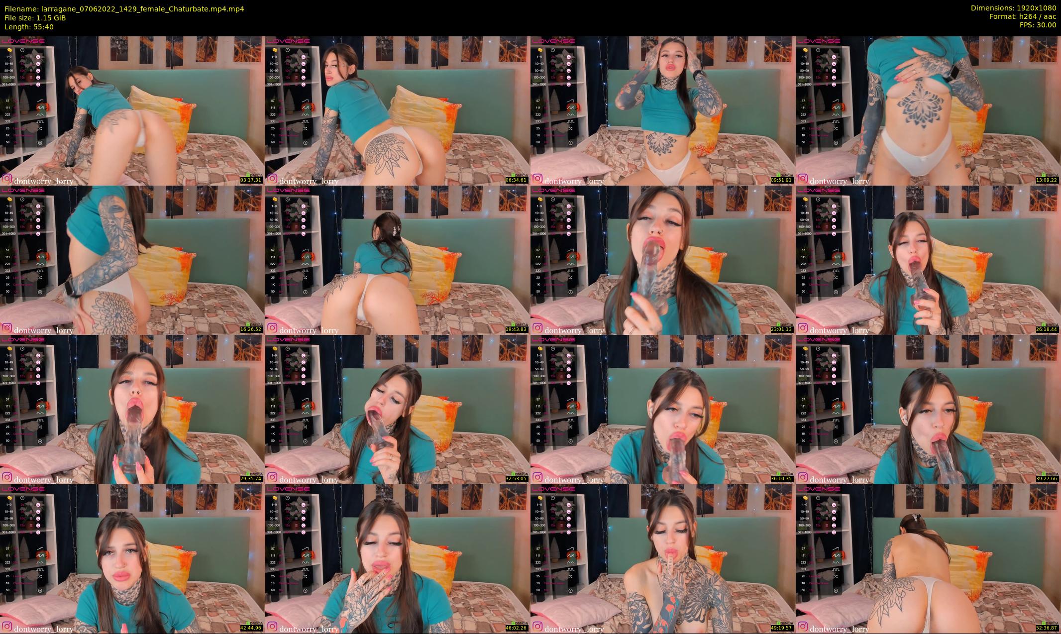 larragane — 56 minute Chaturbate couple cam show recording, 1080p, Jun 7, 2022