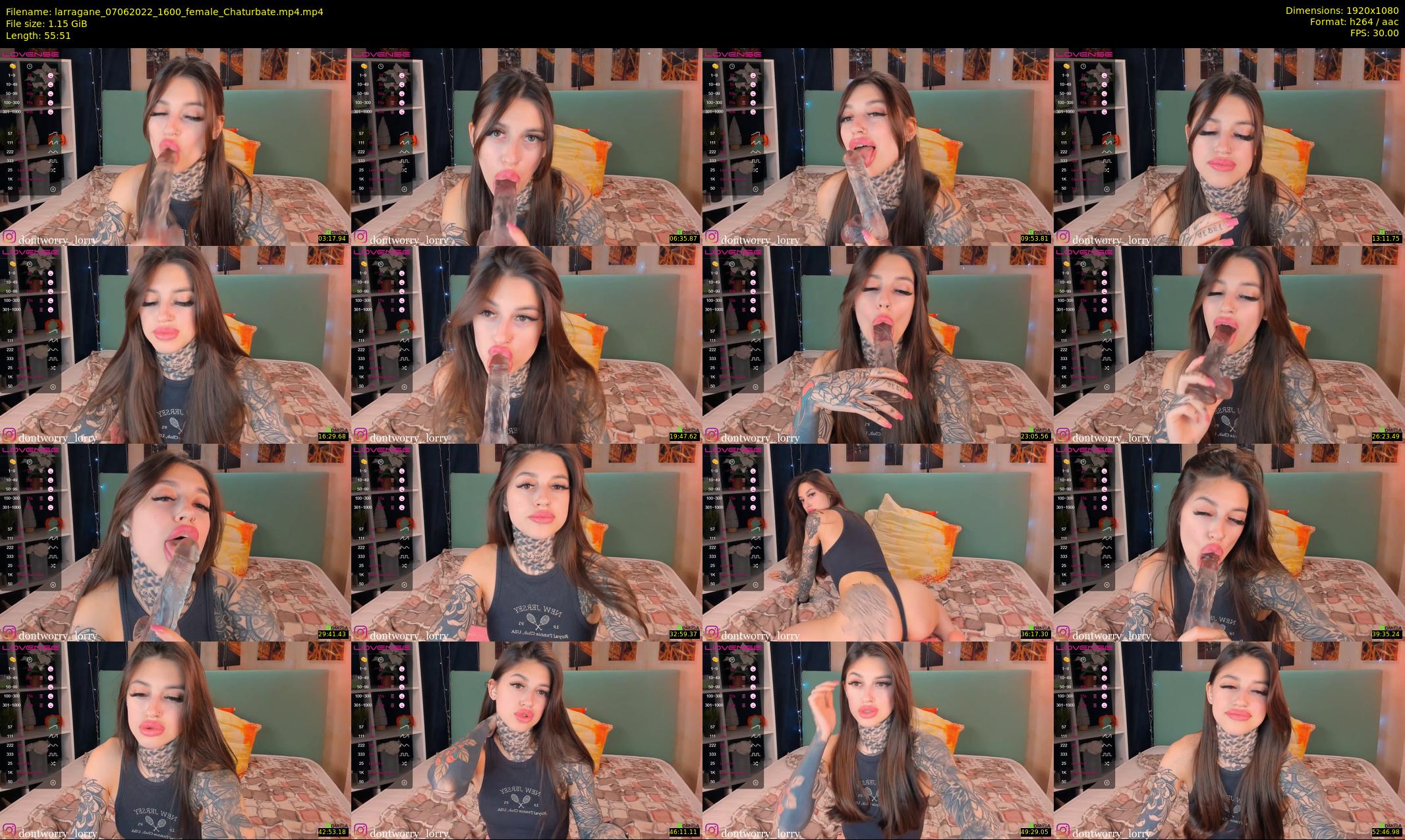 larragane — 56 minute Chaturbate couple cam show recording, 1080p, Jun 7, 2022
