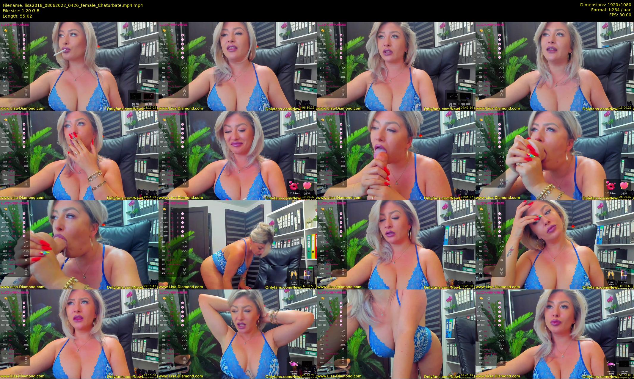 lisa2018 — 56 minute Chaturbate female cam show recording, 1080p, Jun 8, 2022