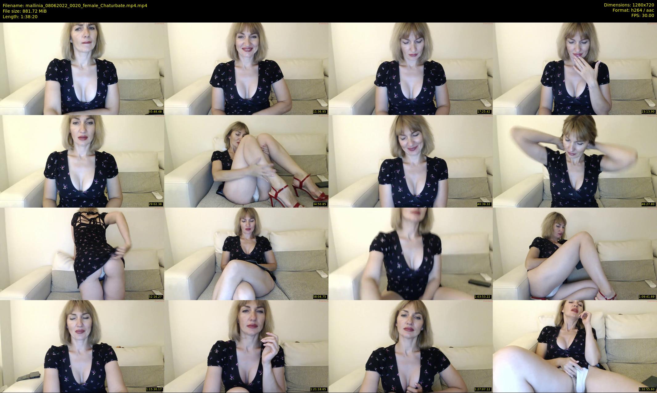 mallinia — 99 minute Chaturbate female cam show recording, 720p, Jun 8, 2022
