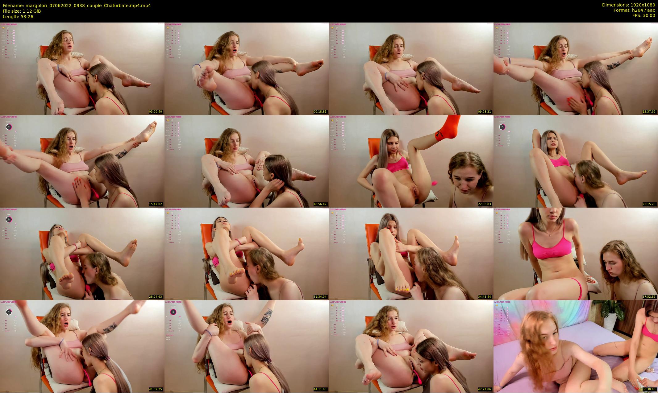 margolori — 54 minute Chaturbate couple cam show recording, 1080p, Jun 7, 2022