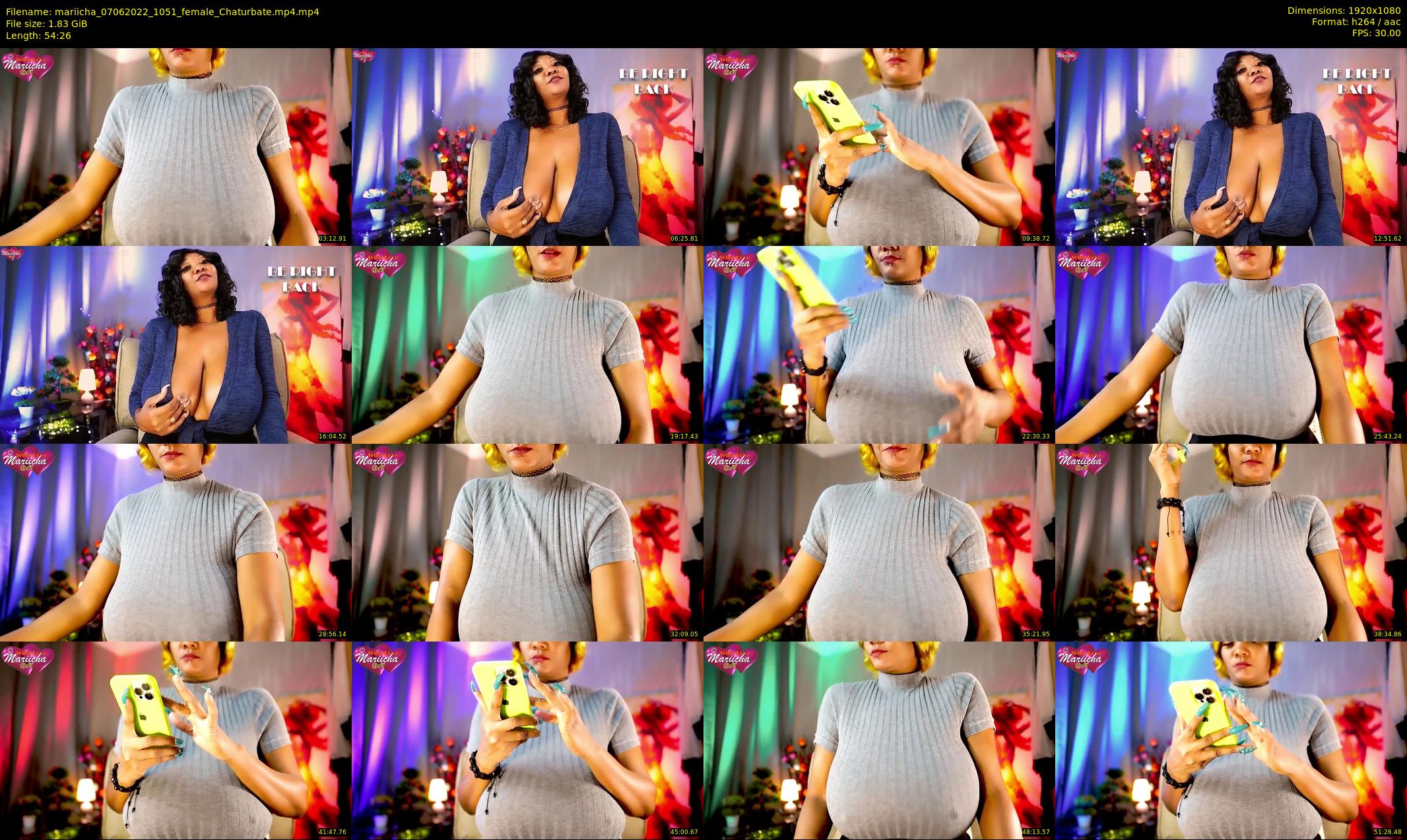 mariicha — 55 minute Chaturbate female cam show recording, 1080p, Jun 7, 2022
