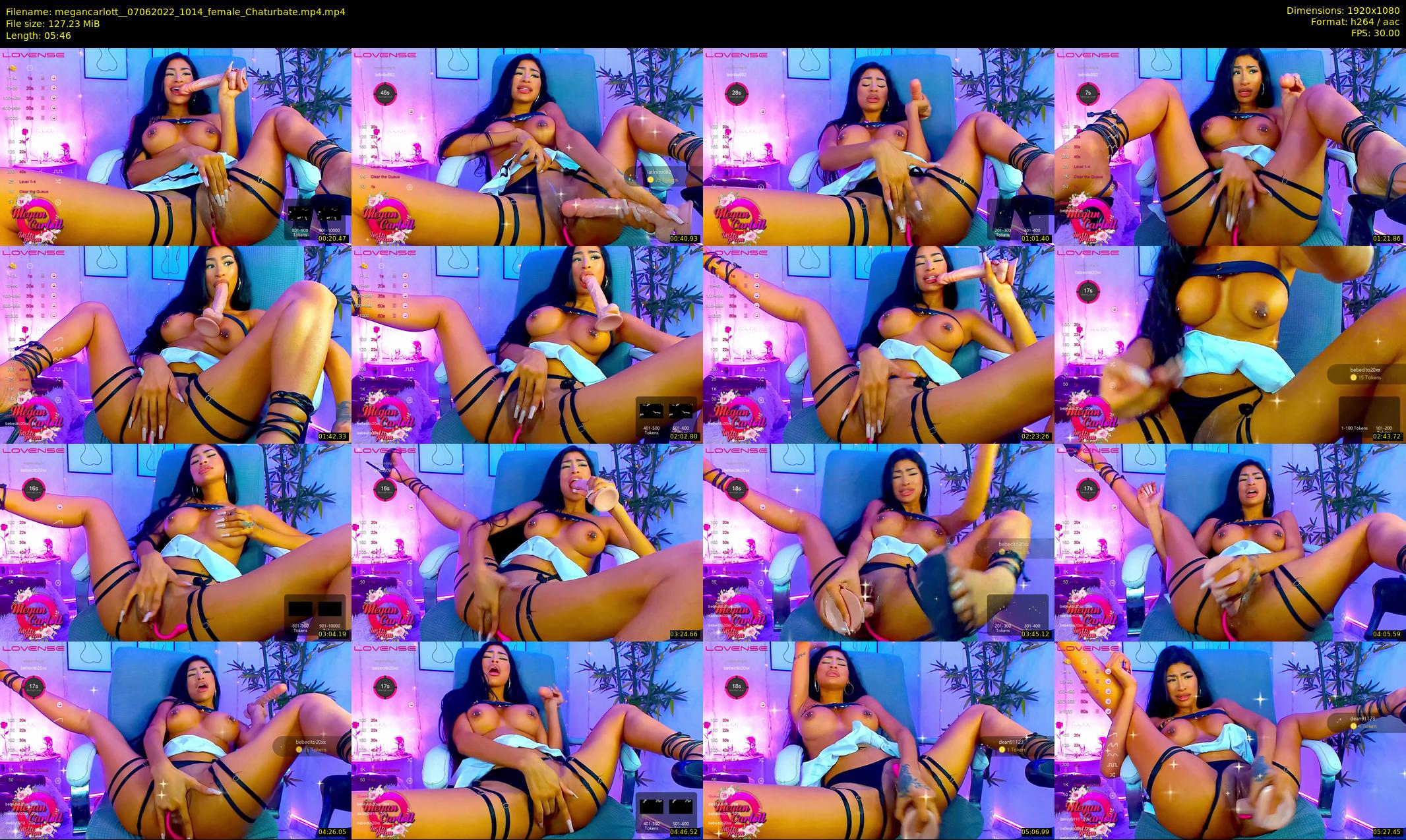 megancarlott_ — 6 minute Chaturbate female cam show recording, 1080p, Jun 7, 2022
