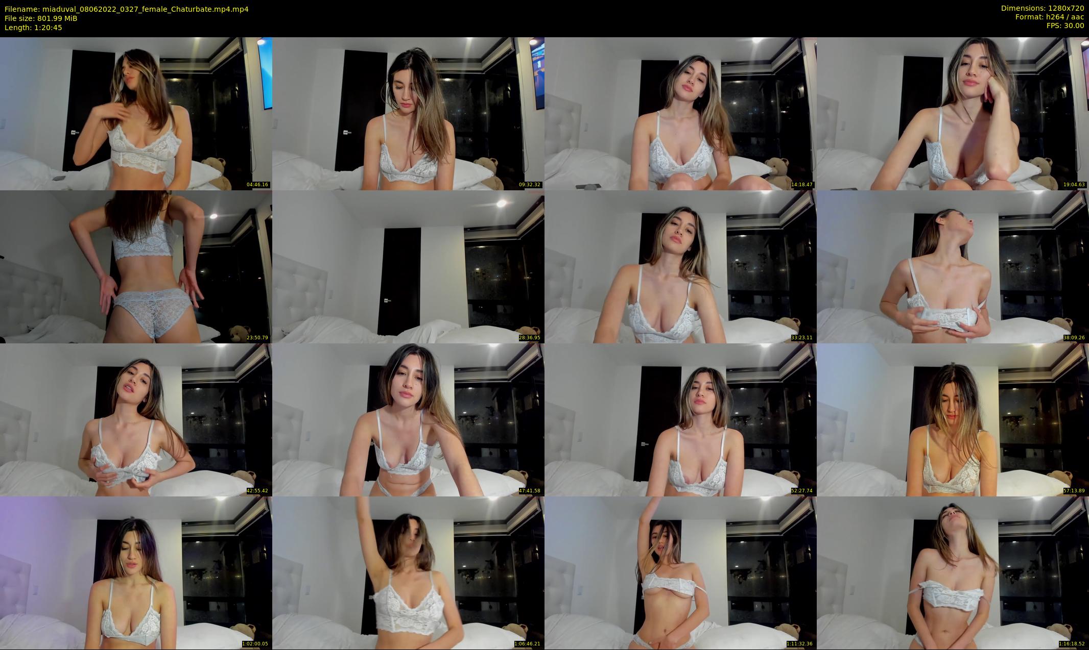 miaduval — 81 minute Chaturbate female cam show recording, 720p, Jun 8, 2022