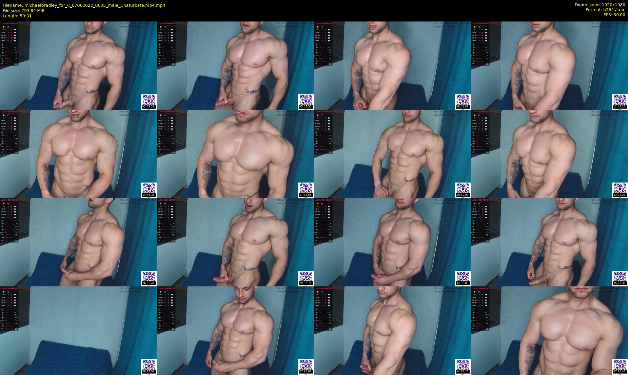 michaelbradley_for_u — 51 minute Chaturbate male cam show recording, 1080p, Jun 7, 2022