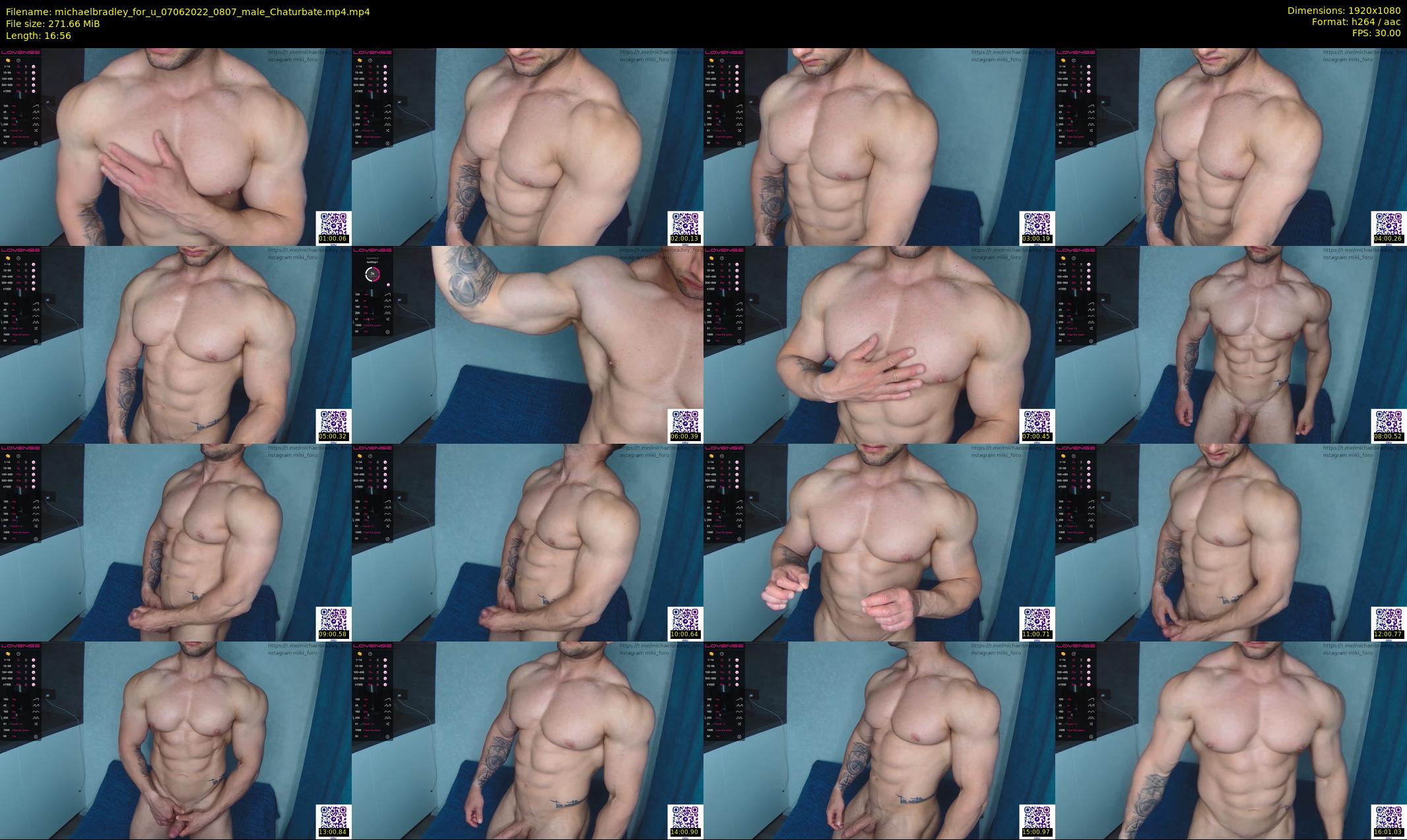 michaelbradley_for_u — 17 minute Chaturbate male cam show recording, 1080p, Jun 7, 2022