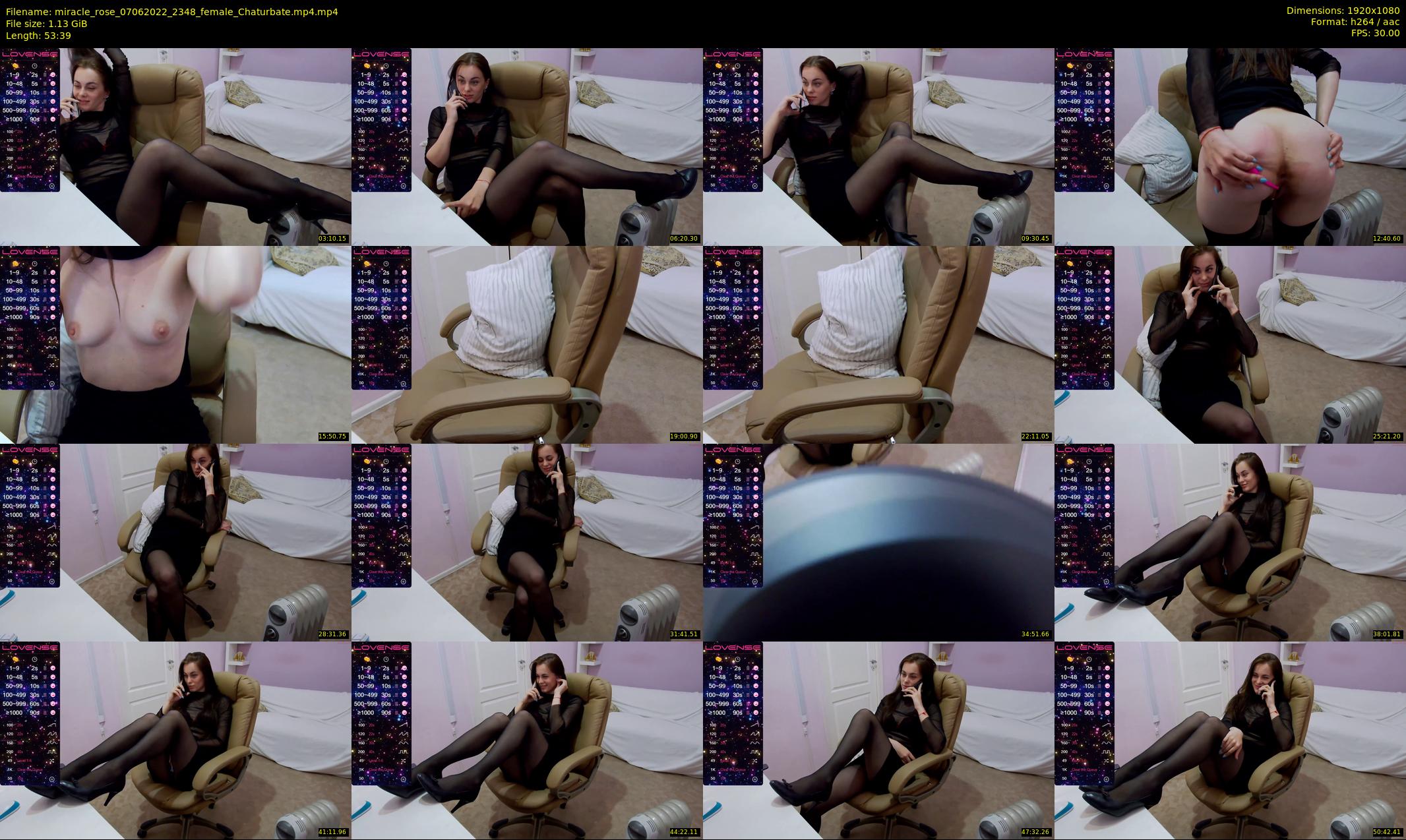 miracle_rose — 54 minute Chaturbate female cam show recording, 1080p, Jun 7, 2022