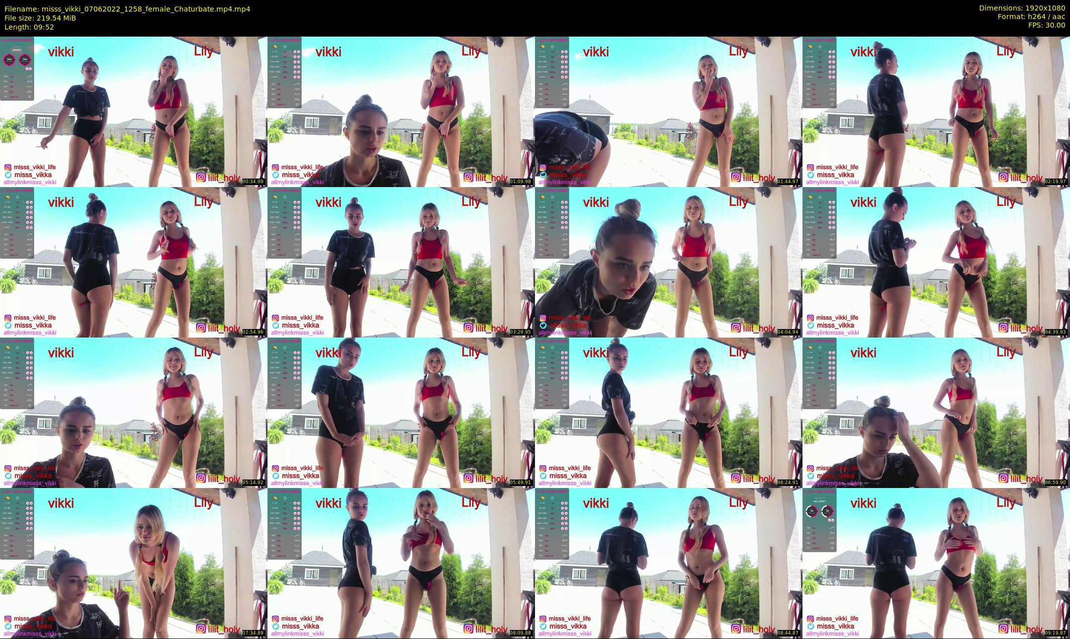 misss_vikki — 10 minute Chaturbate female cam show recording, 1080p, Jun 7, 2022
