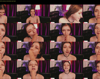 morgandafni — 6 minute Chaturbate couple cam show recording, 1080p, Jun 7, 2022