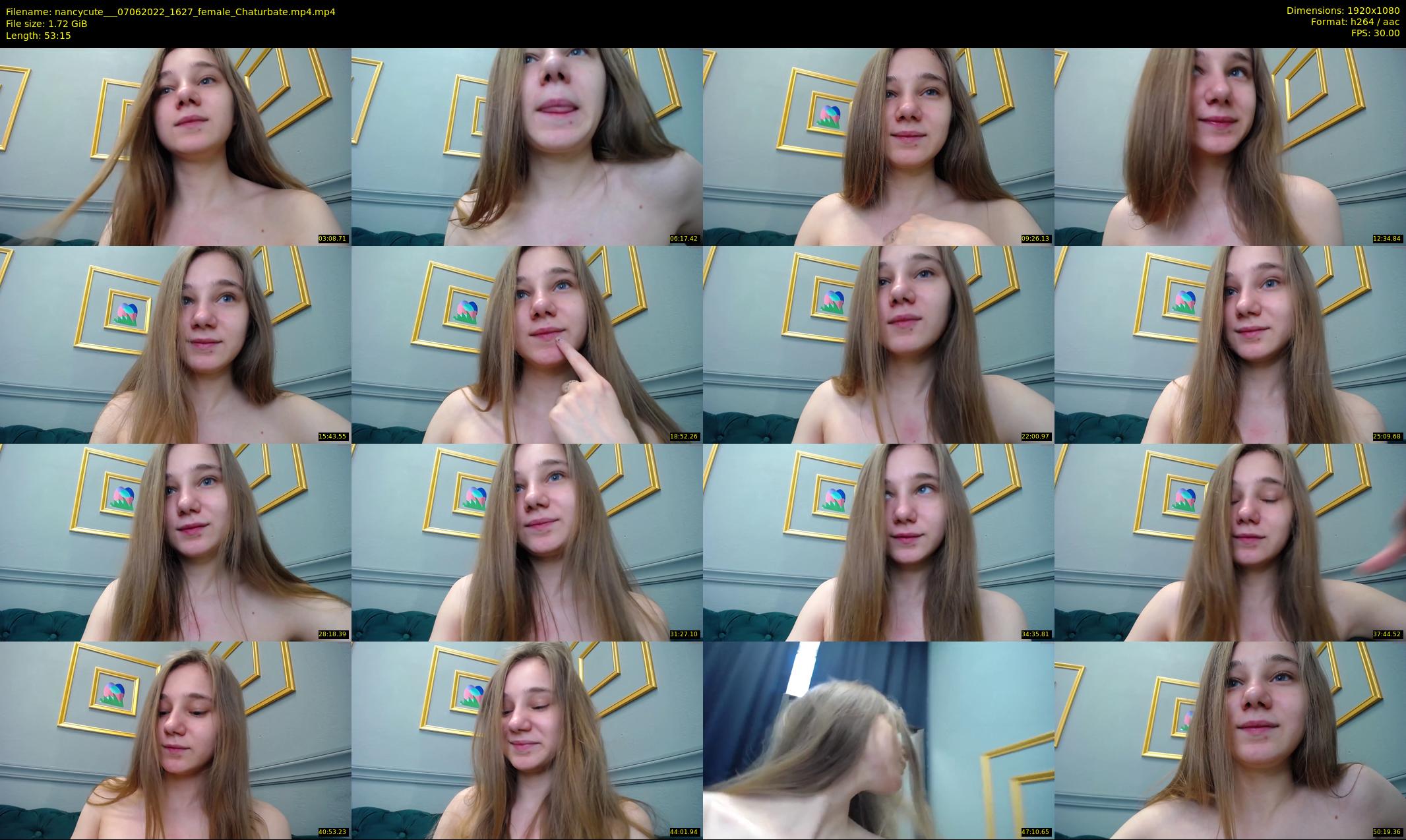 nancycute__ — 54 minute Chaturbate female cam show recording, 1080p, Jun 7, 2022