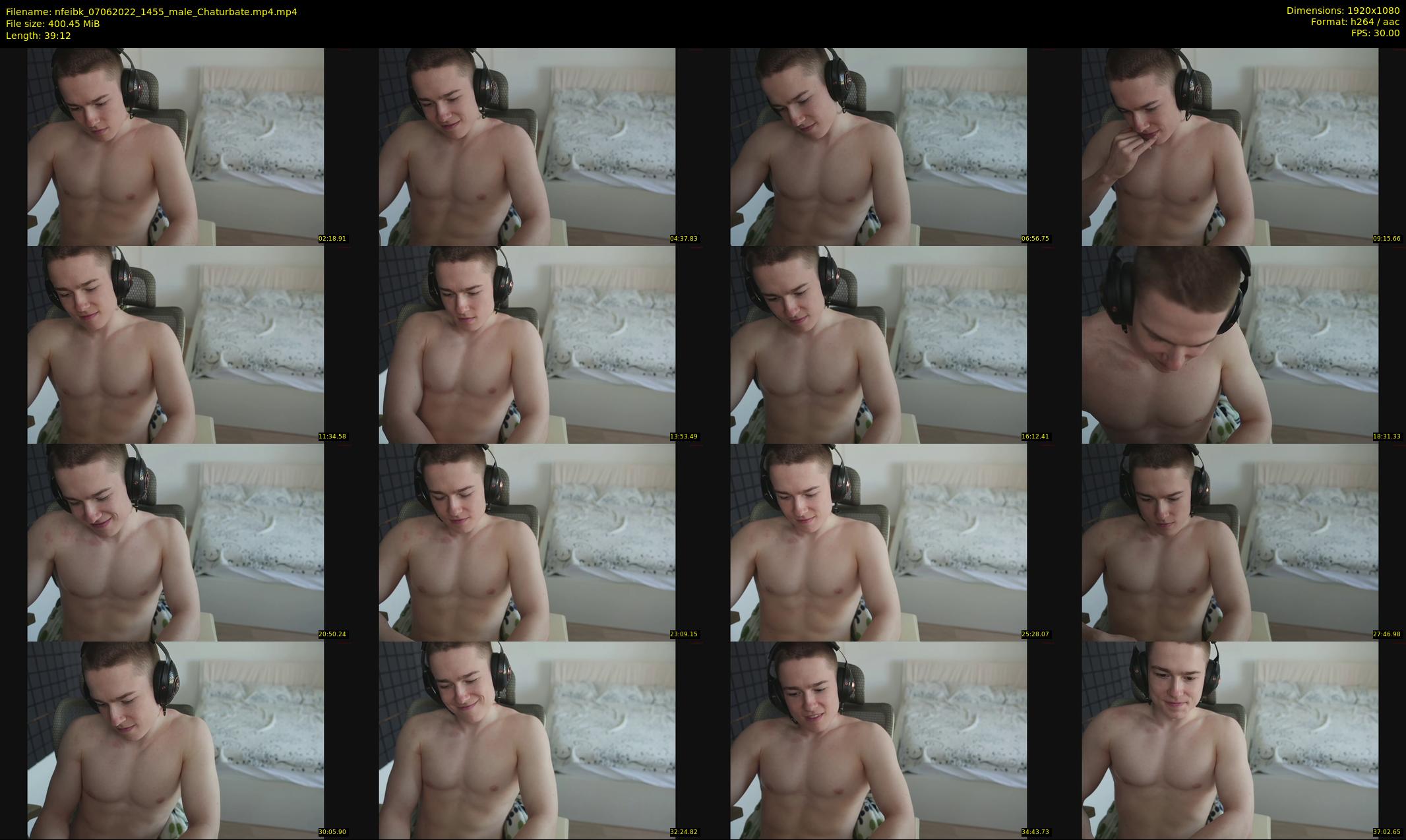 nfeibk — 40 minute Chaturbate male cam show recording, 1080p, Jun 7, 2022