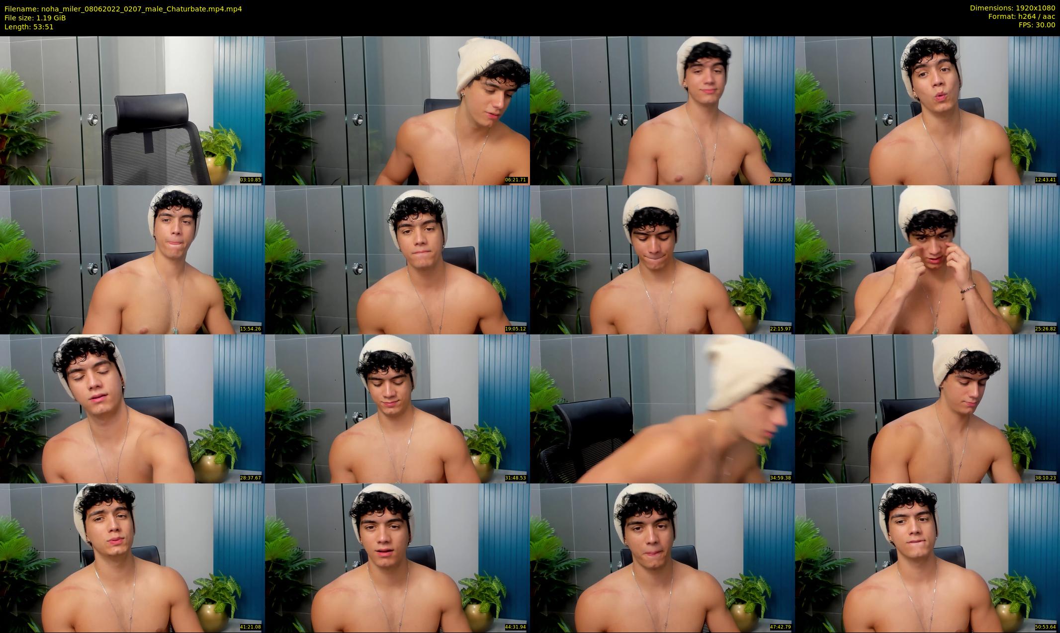 noha_miler — 54 minute Chaturbate male cam show recording, 1080p, Jun 8, 2022
