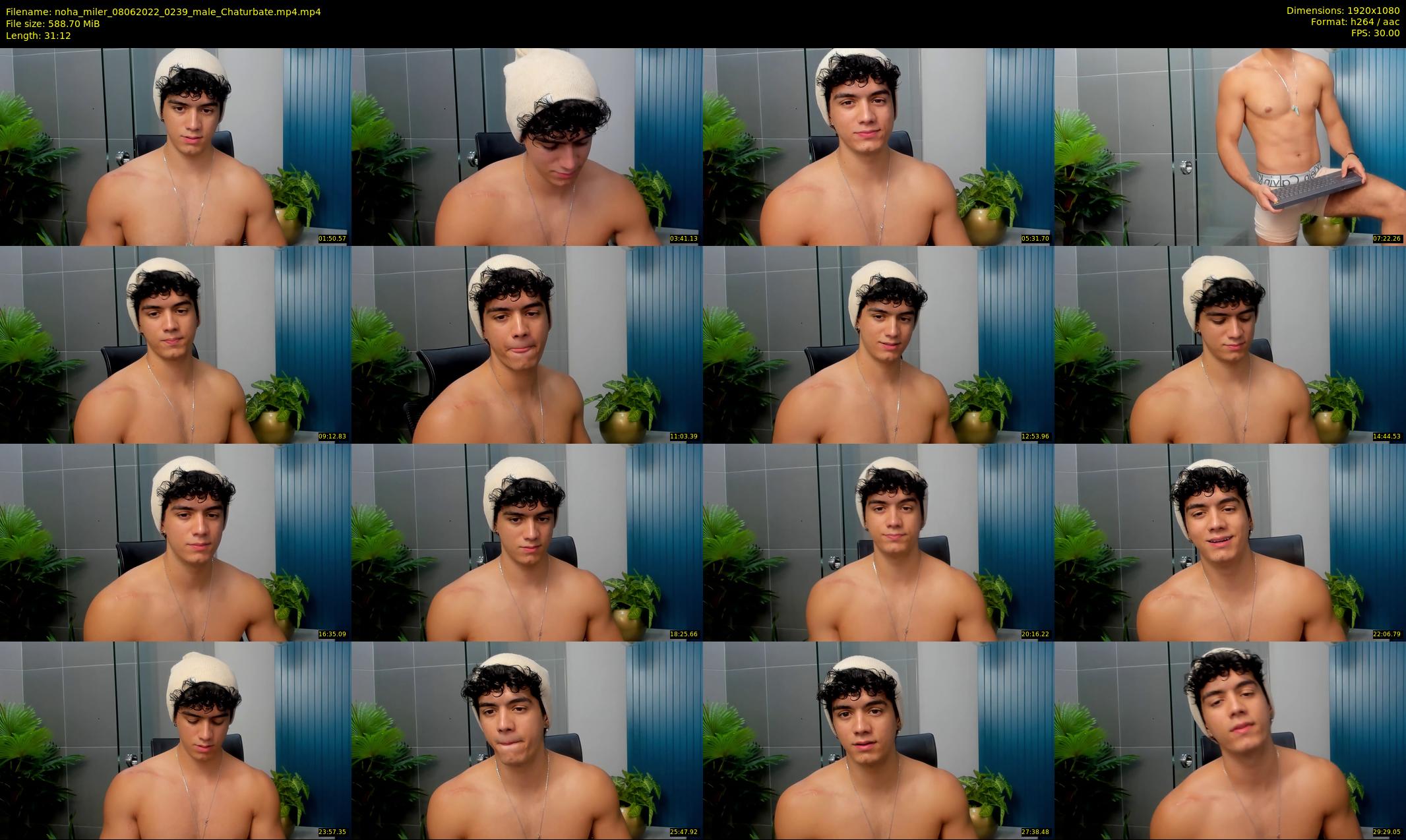noha_miler — 32 minute Chaturbate male cam show recording, 1080p, Jun 8, 2022