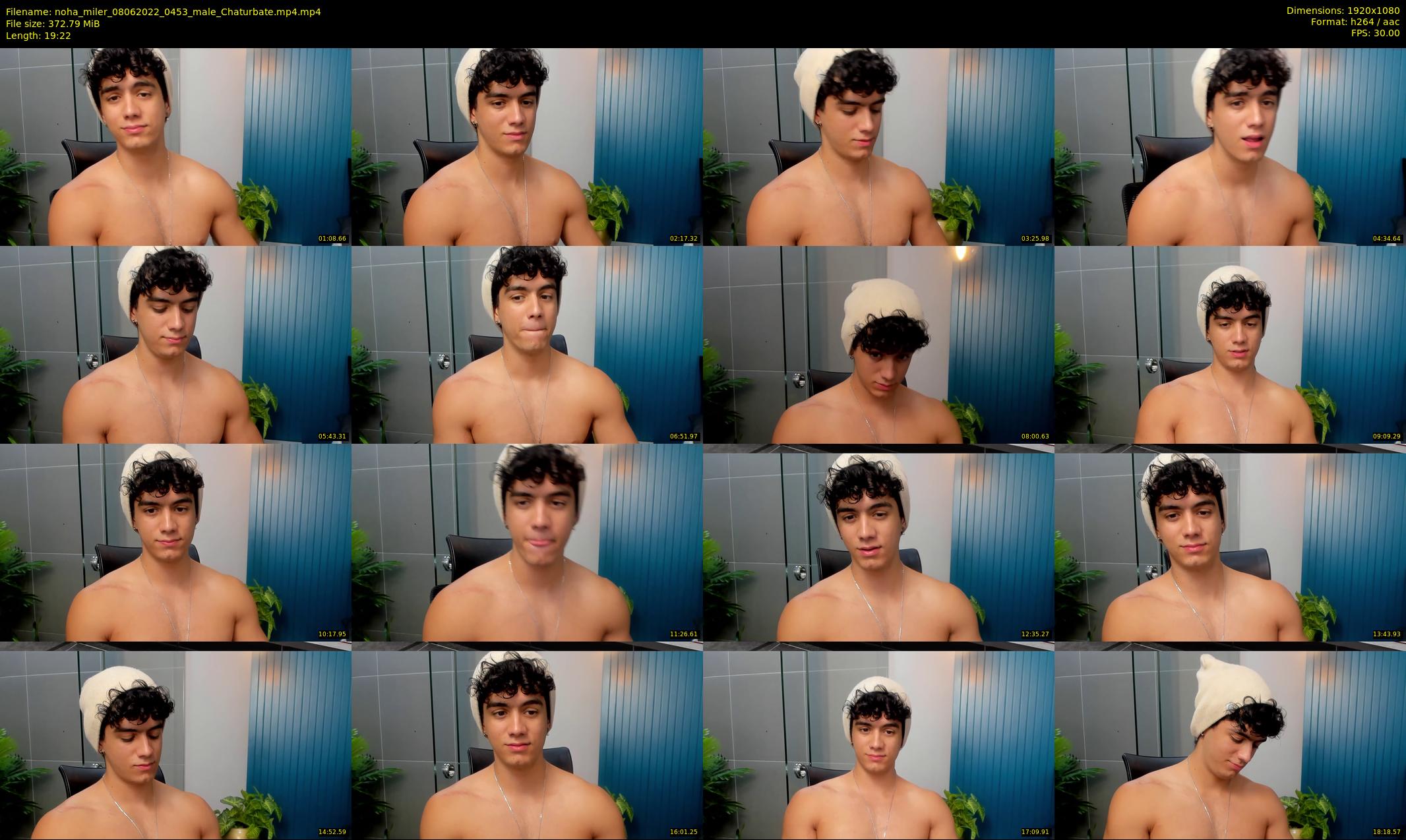 noha_miler — 20 minute Chaturbate male cam show recording, 1080p, Jun 8, 2022