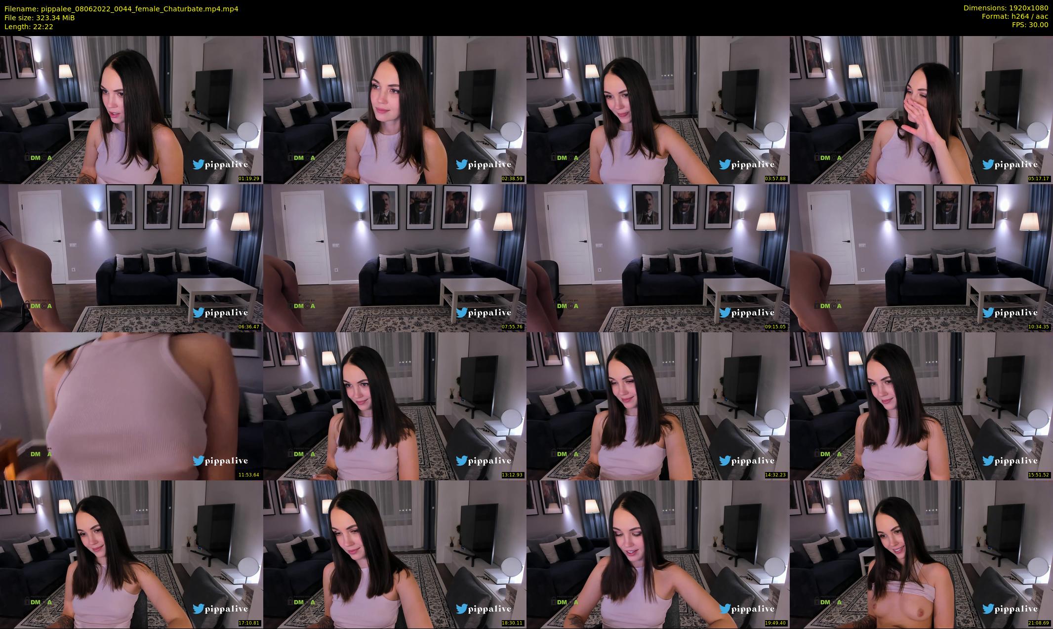 pippalee — 23 minute Chaturbate female cam show recording, 1080p, Jun 8, 2022