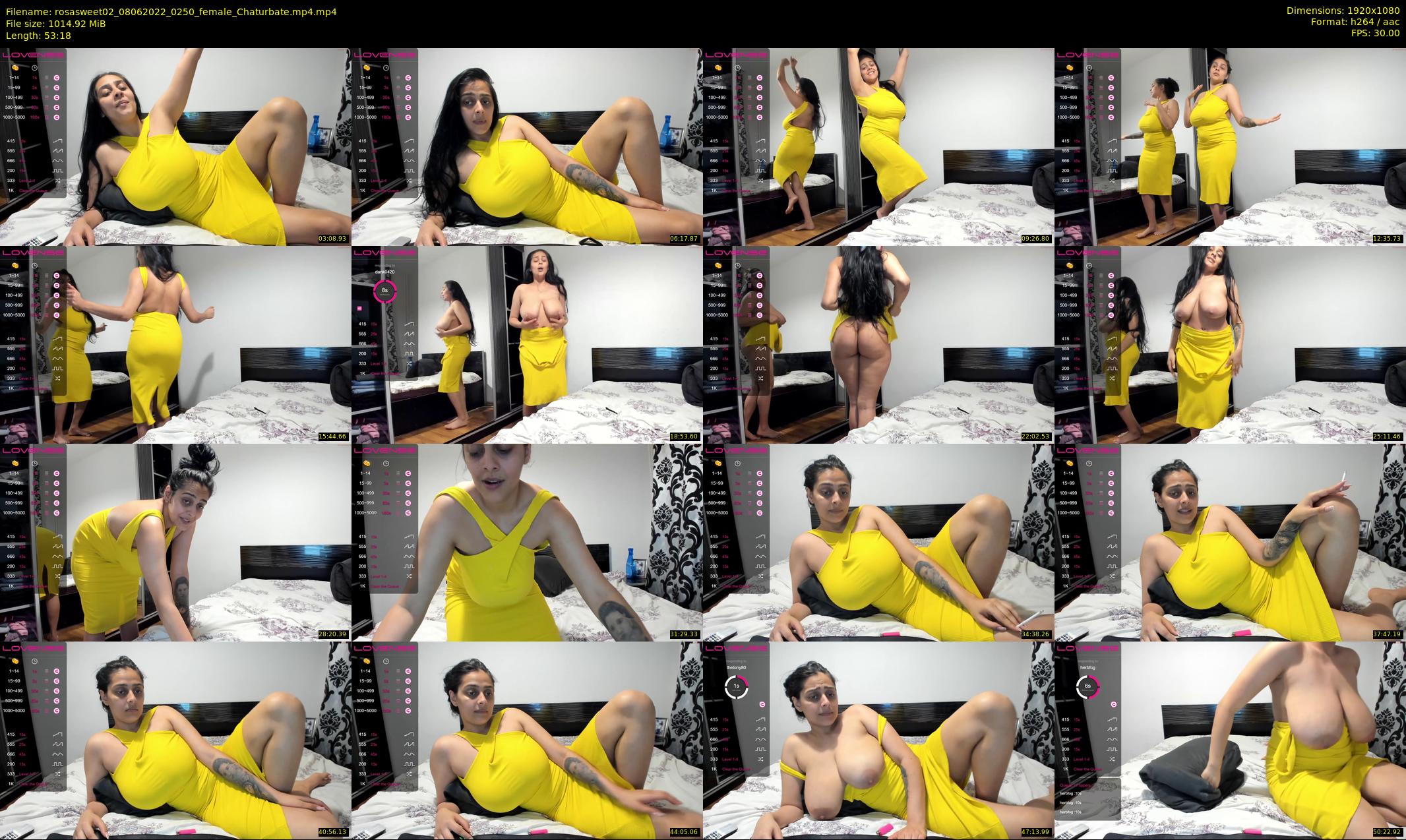 rosasweet02 — 54 minute Chaturbate female cam show recording, 1080p, Jun 8, 2022