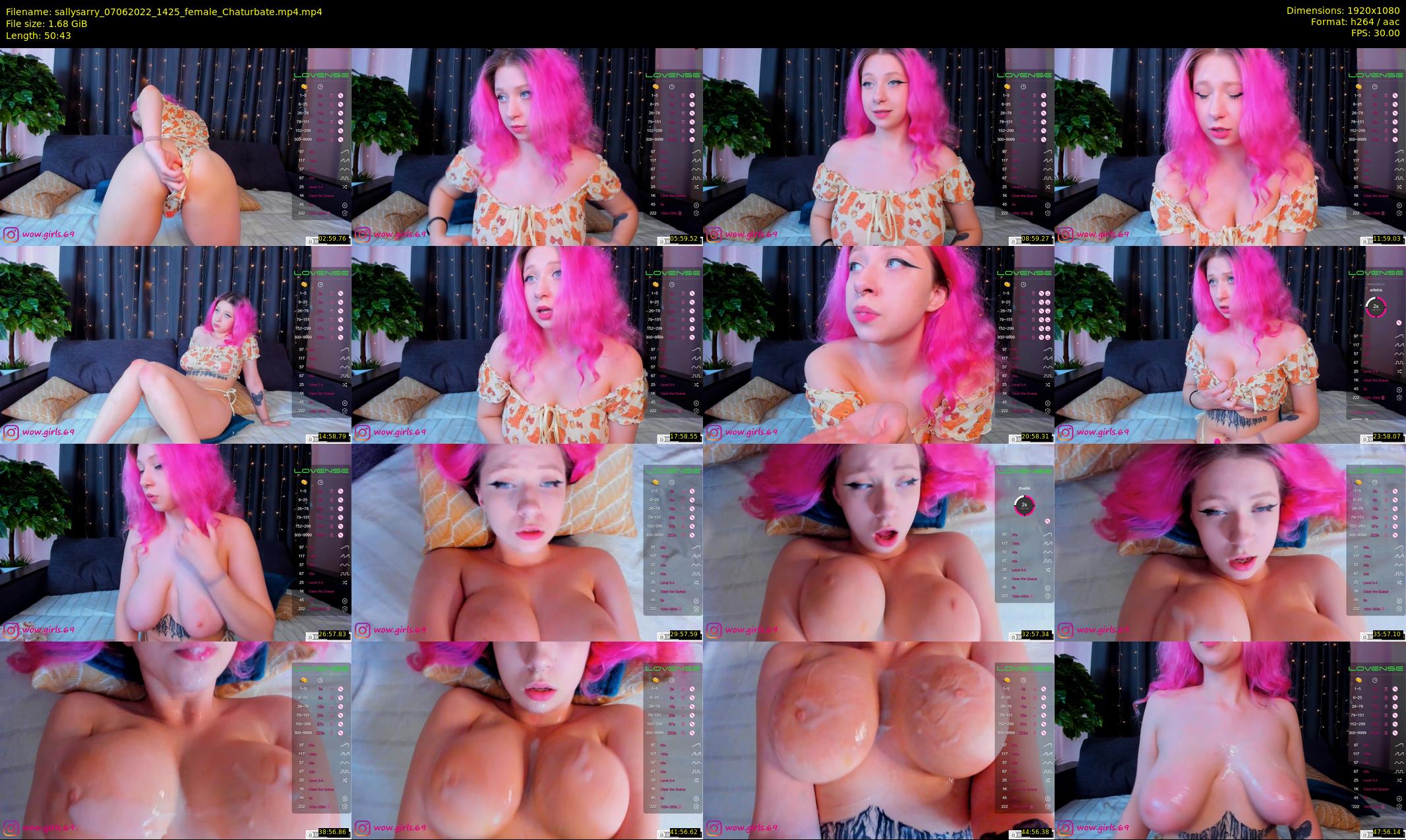 sallysarry — 51 minute Chaturbate couple cam show recording, 1080p, Jun 7, 2022