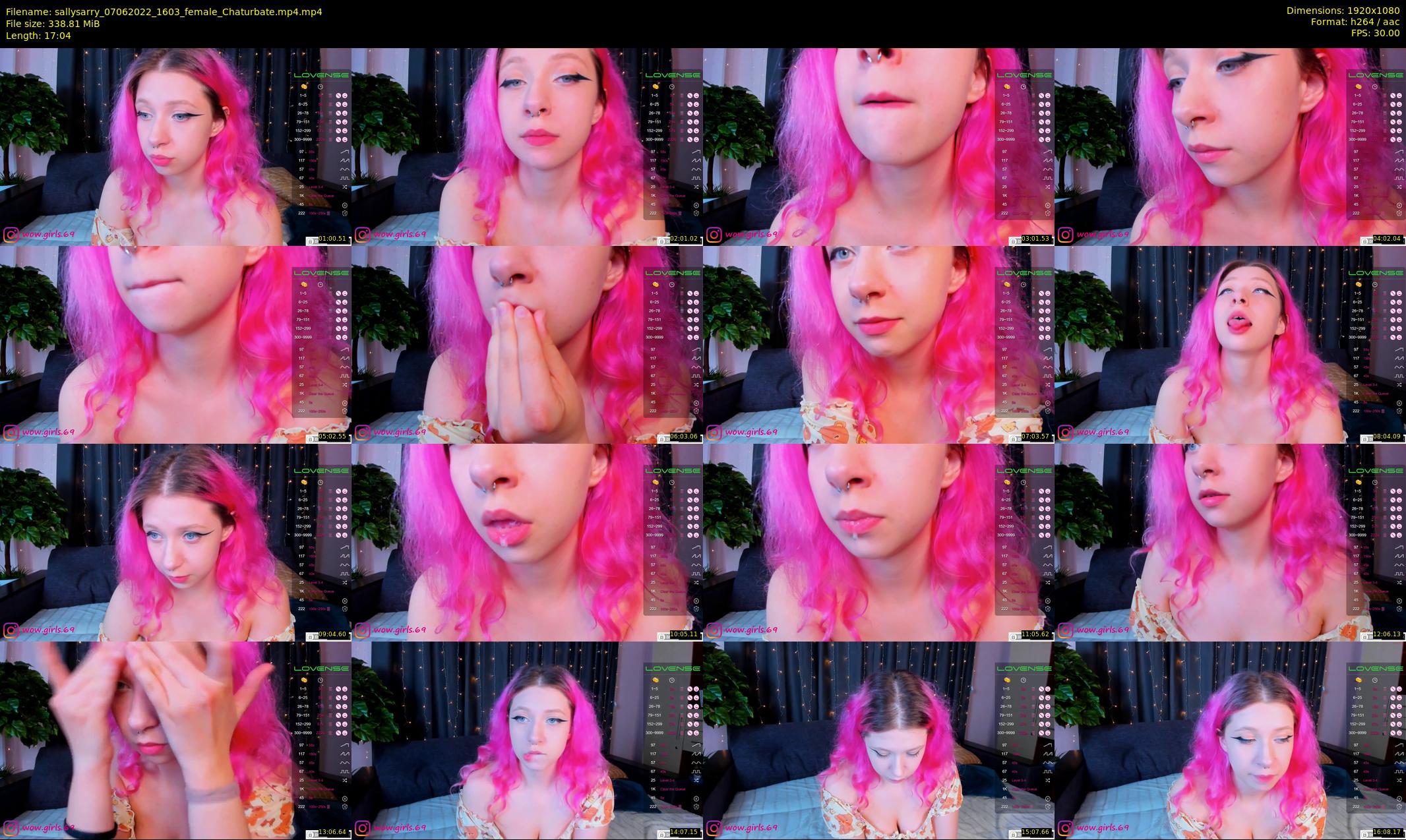 sallysarry — 18 minute Chaturbate couple cam show recording, 1080p, Jun 7, 2022