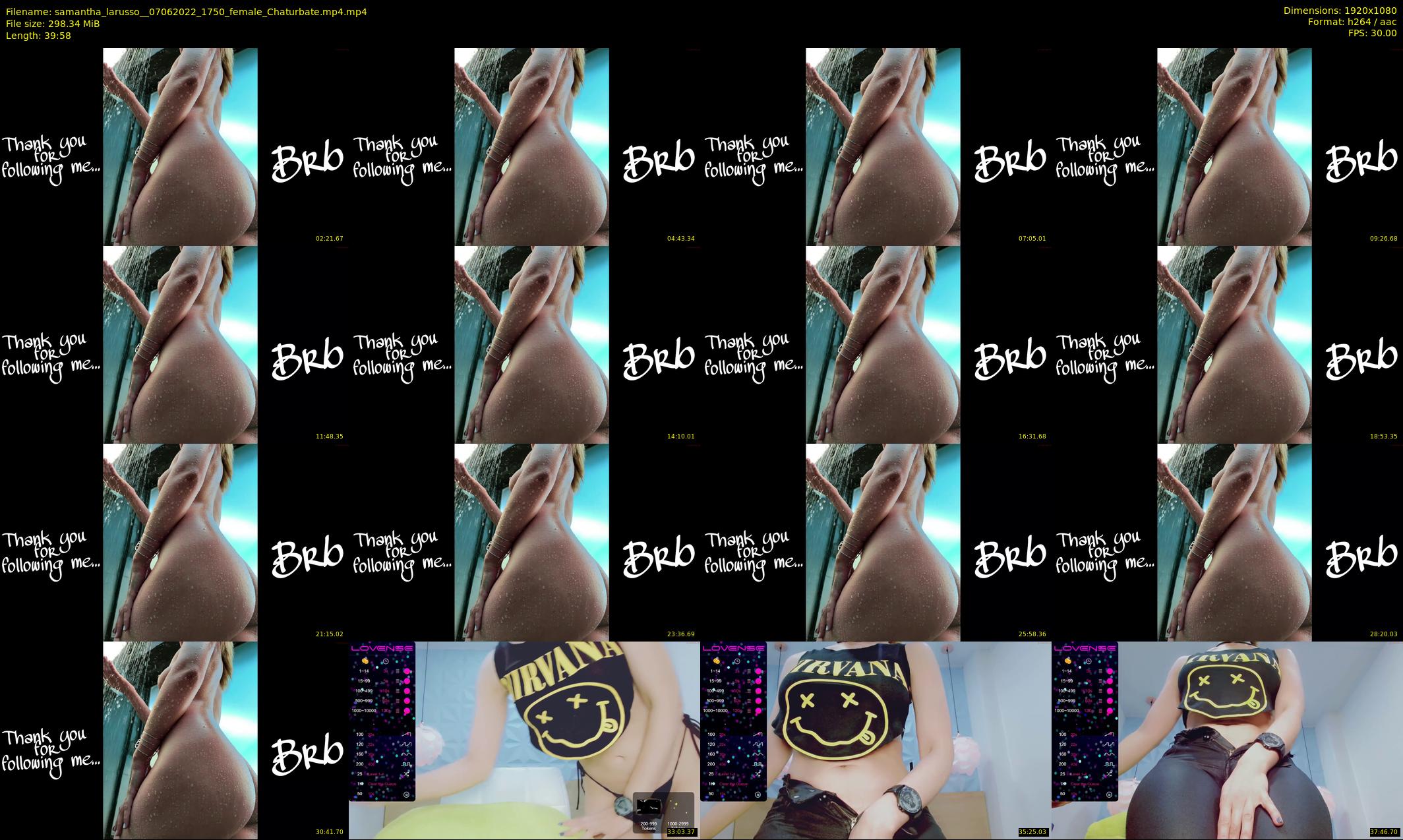 samantha_larusso_ — 40 minute Chaturbate couple cam show recording, 1080p, Jun 7, 2022