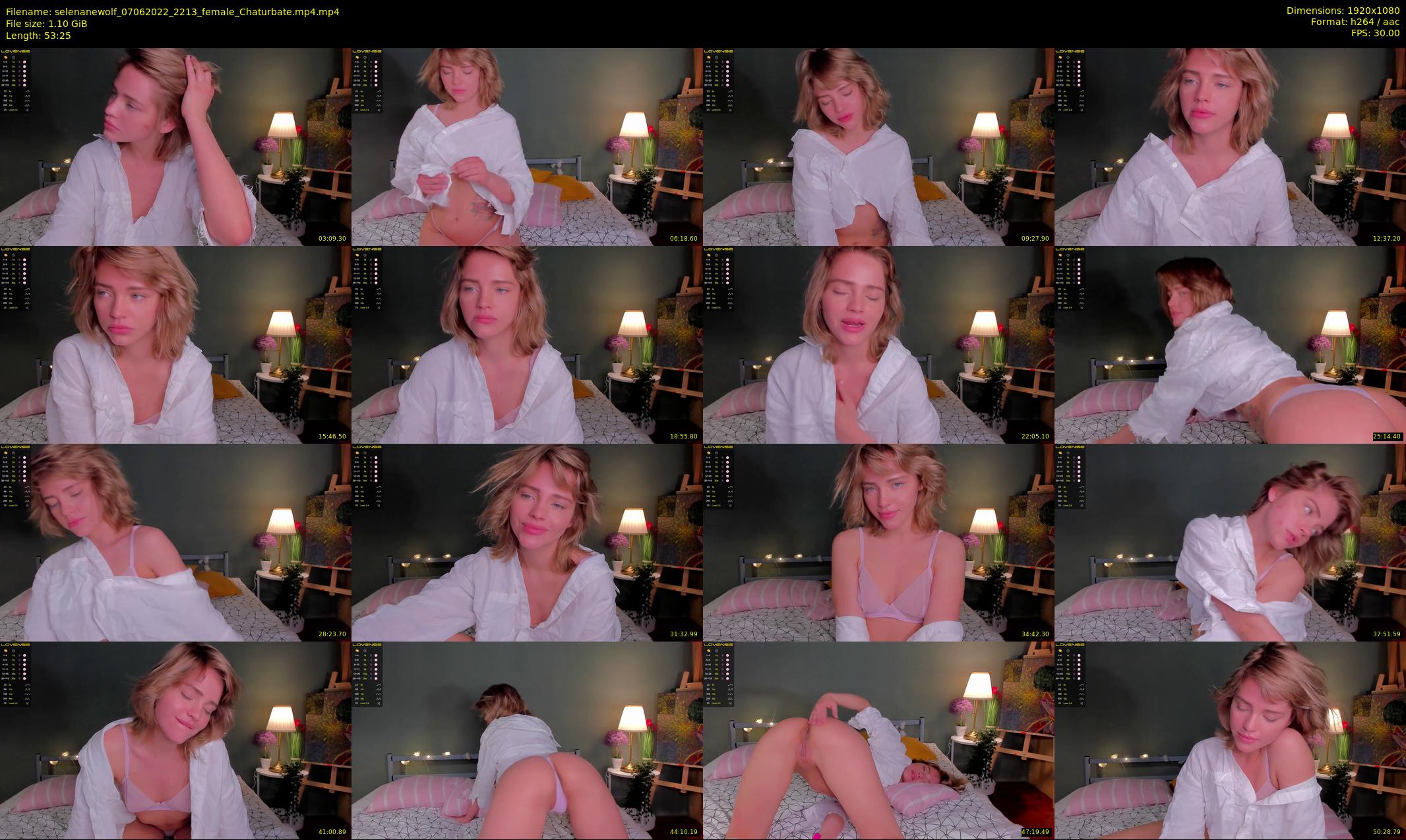 selenanewolf — 54 minute Chaturbate couple cam show recording, 1080p, Jun 7, 2022