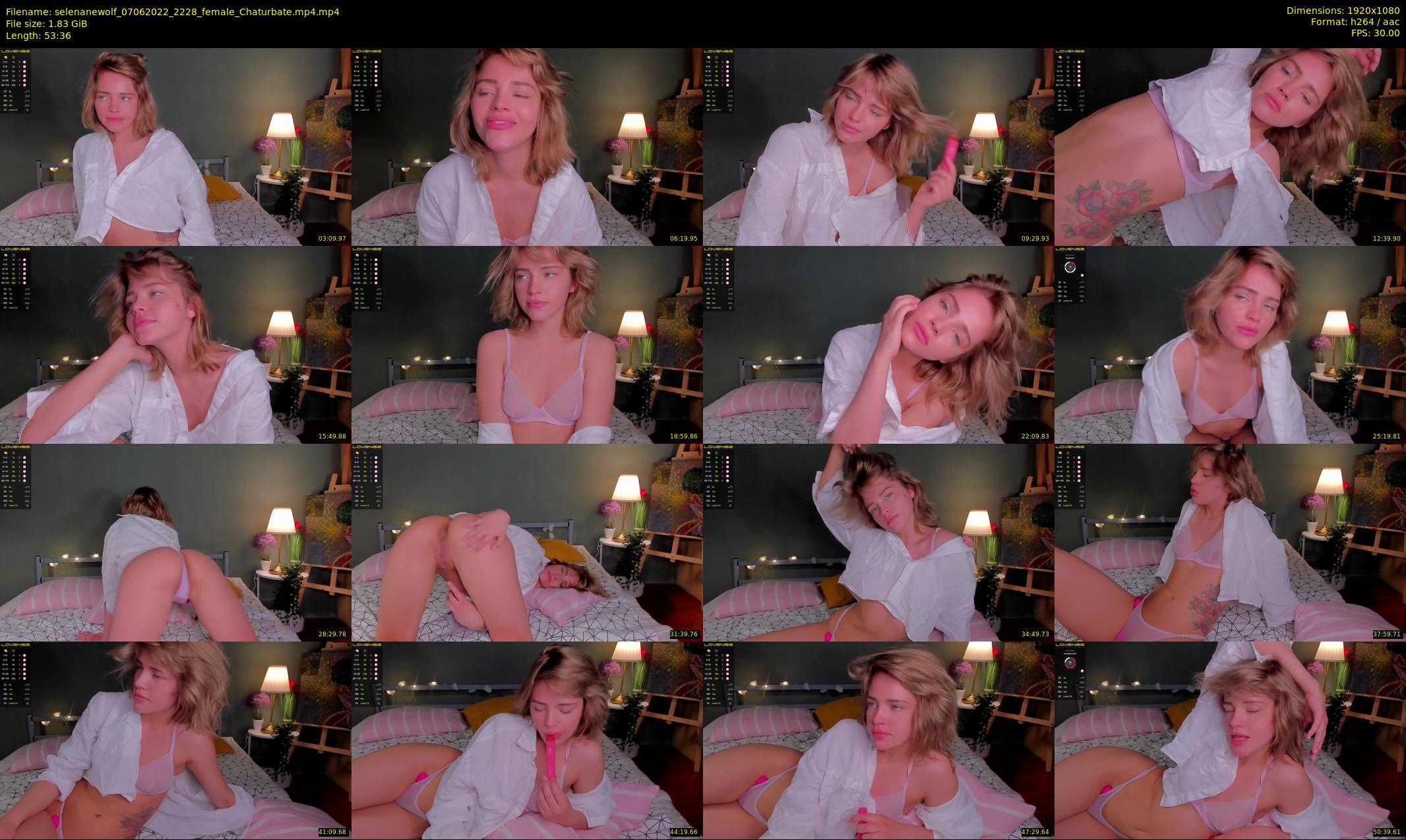 selenanewolf — 54 minute Chaturbate couple cam show recording, 1080p, Jun 7, 2022
